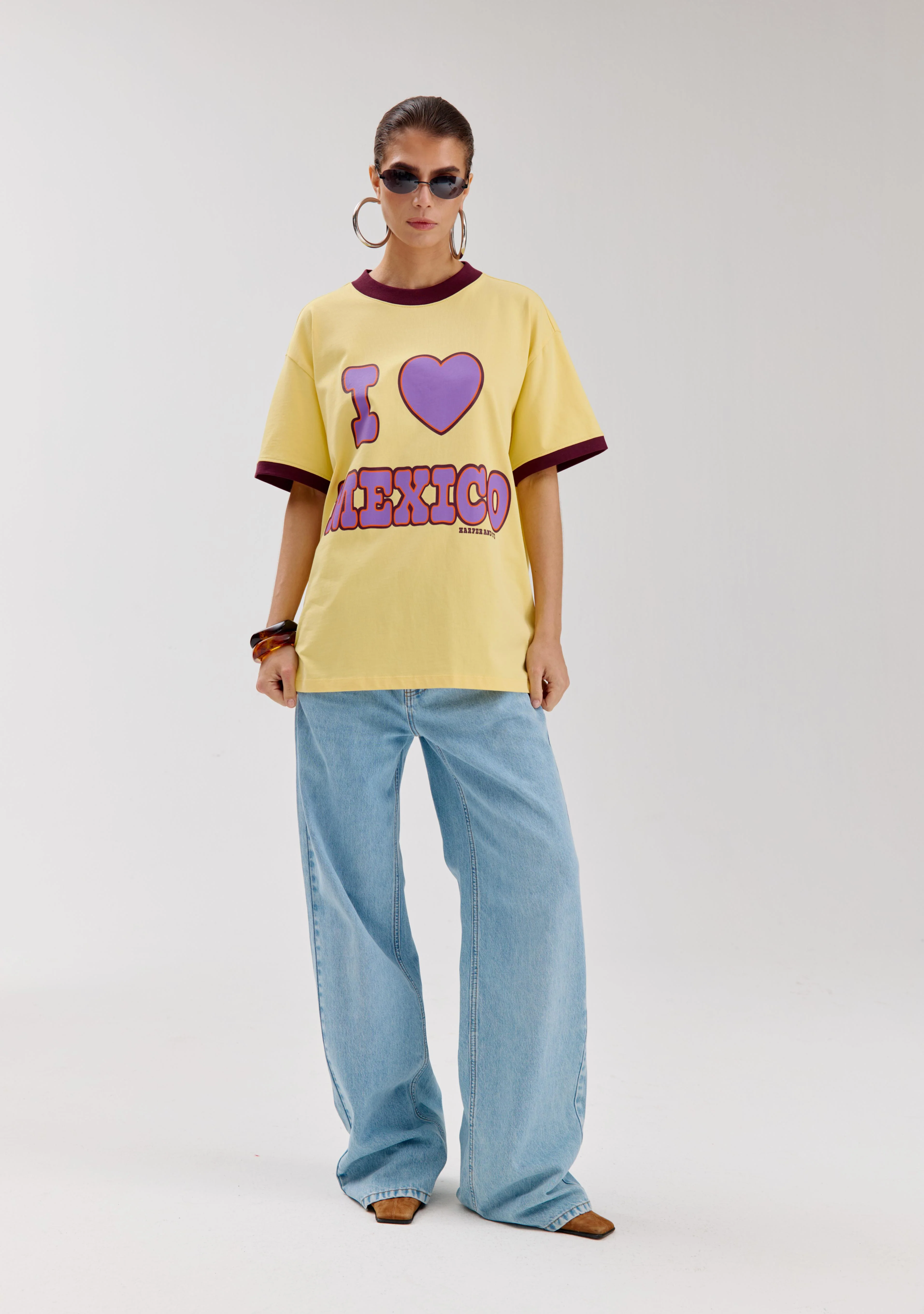 Shirt Mexico | Light yellow | Harper & Yve - Image 3