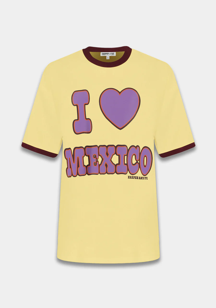 Shirt Mexico | Light yellow | Harper & Yve - Image 5