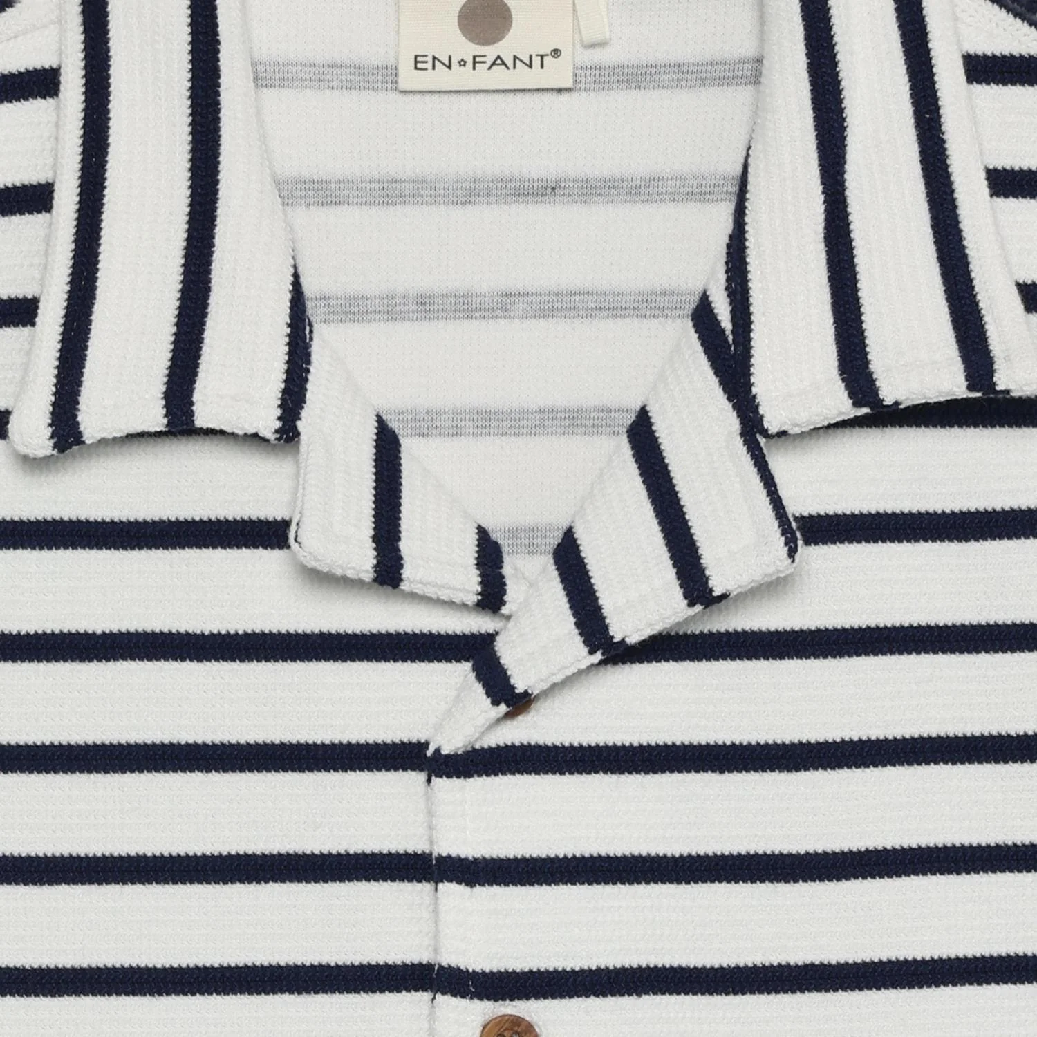 Shirt sweat stripe | Medieval blue | En Fant - Image 3