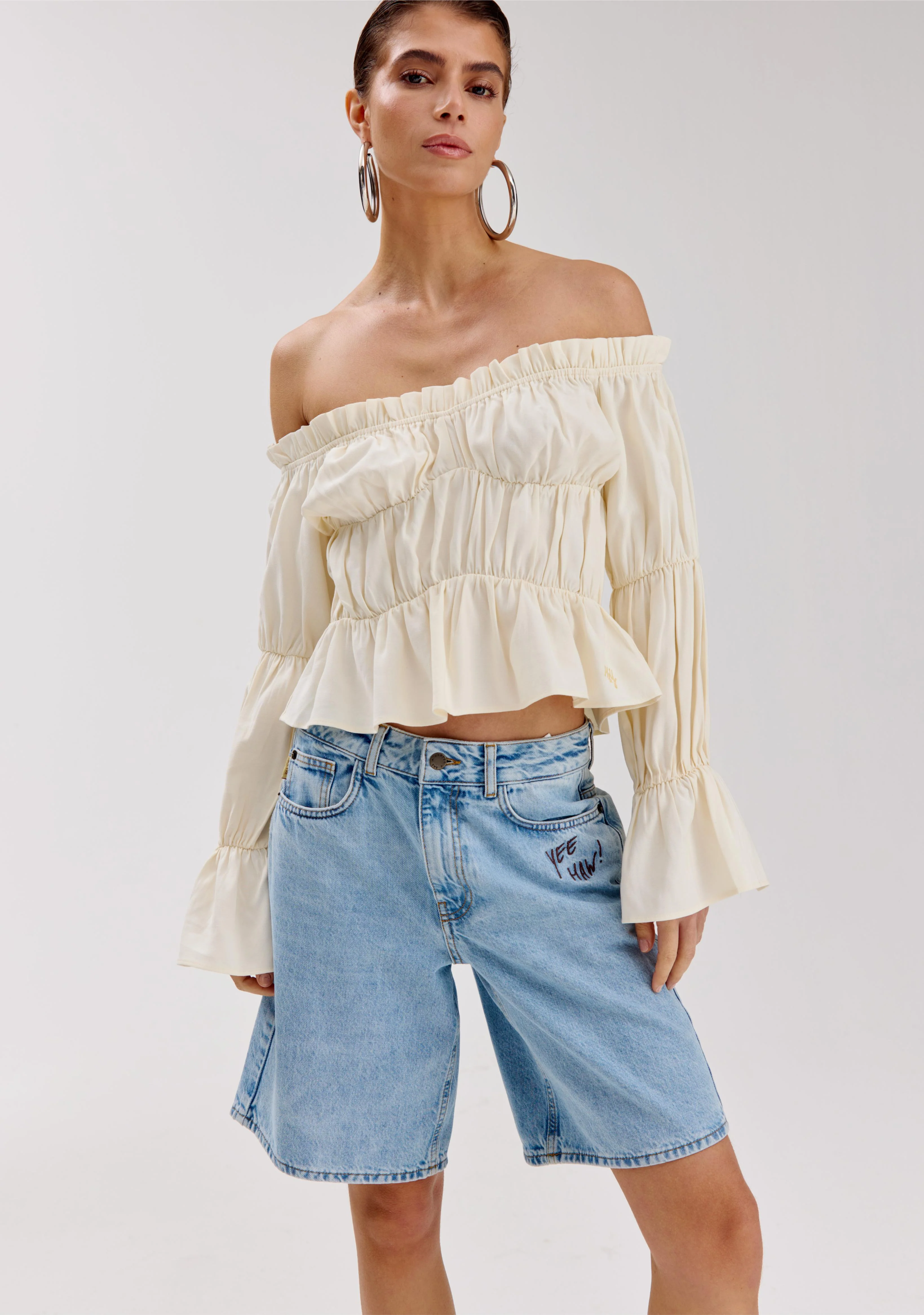 Short Fayra | Light blue | Harper & Yve - Image 4