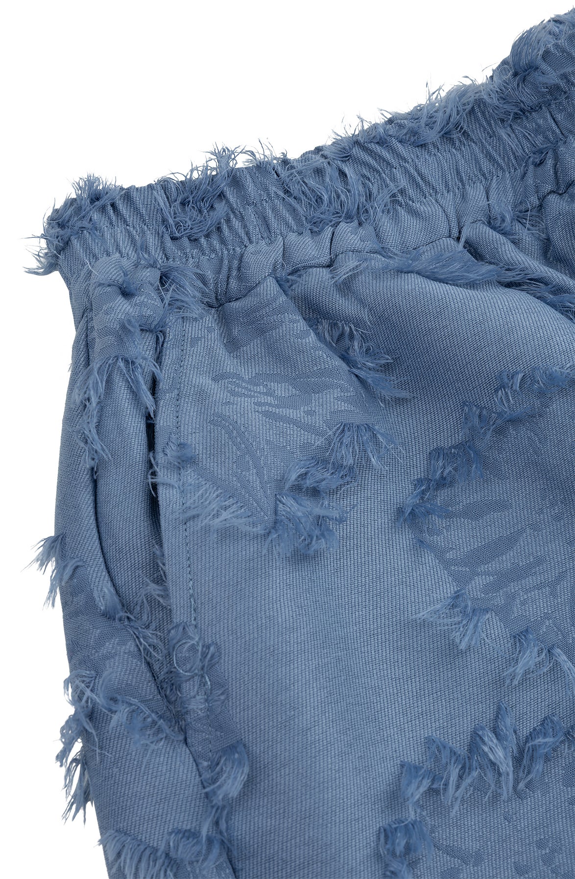 Short Sofia | Blue textured | Studio Amaya - Image 11