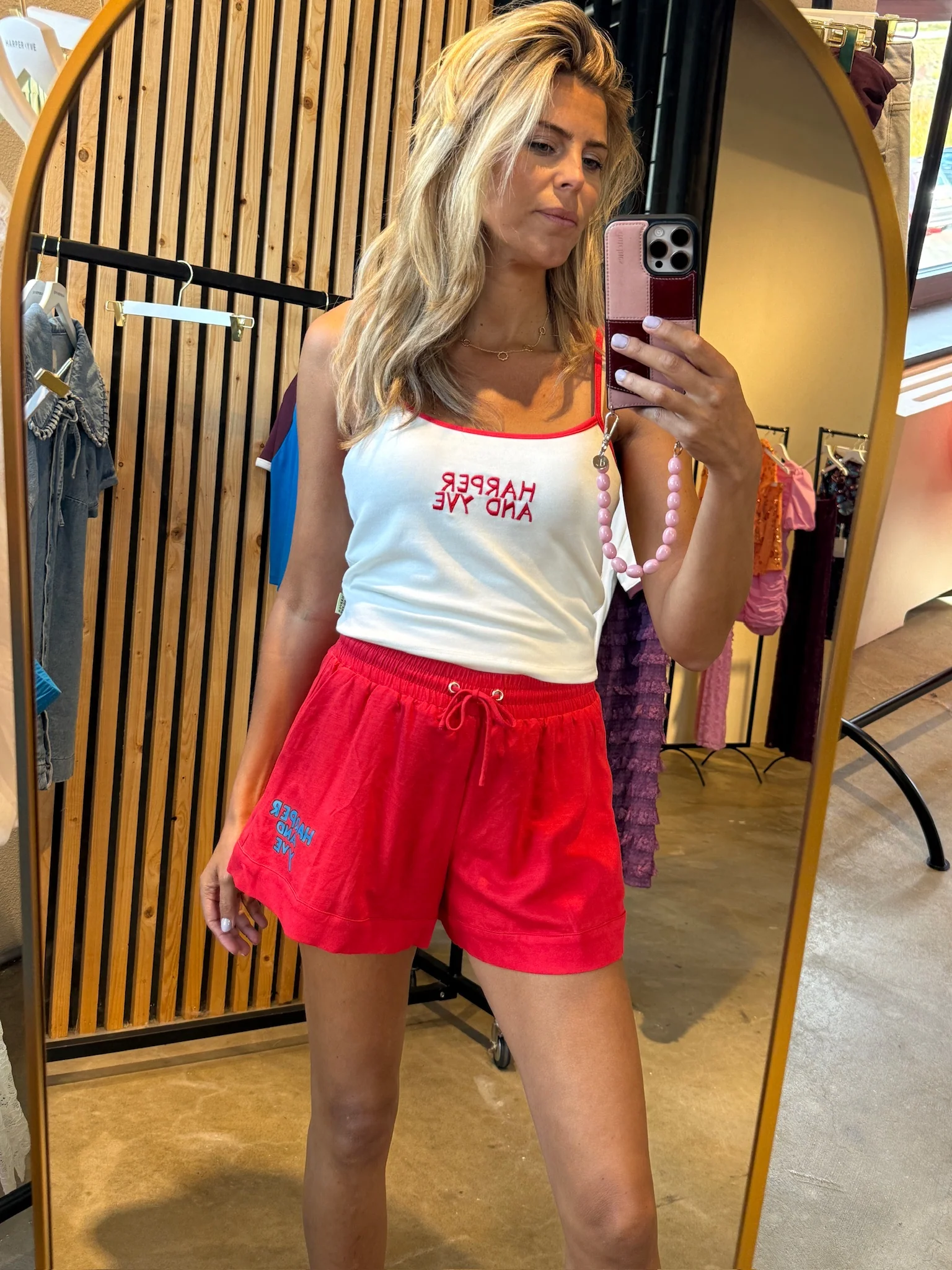 Short Tessa | Poppy red | Harper & Yve - Image 3