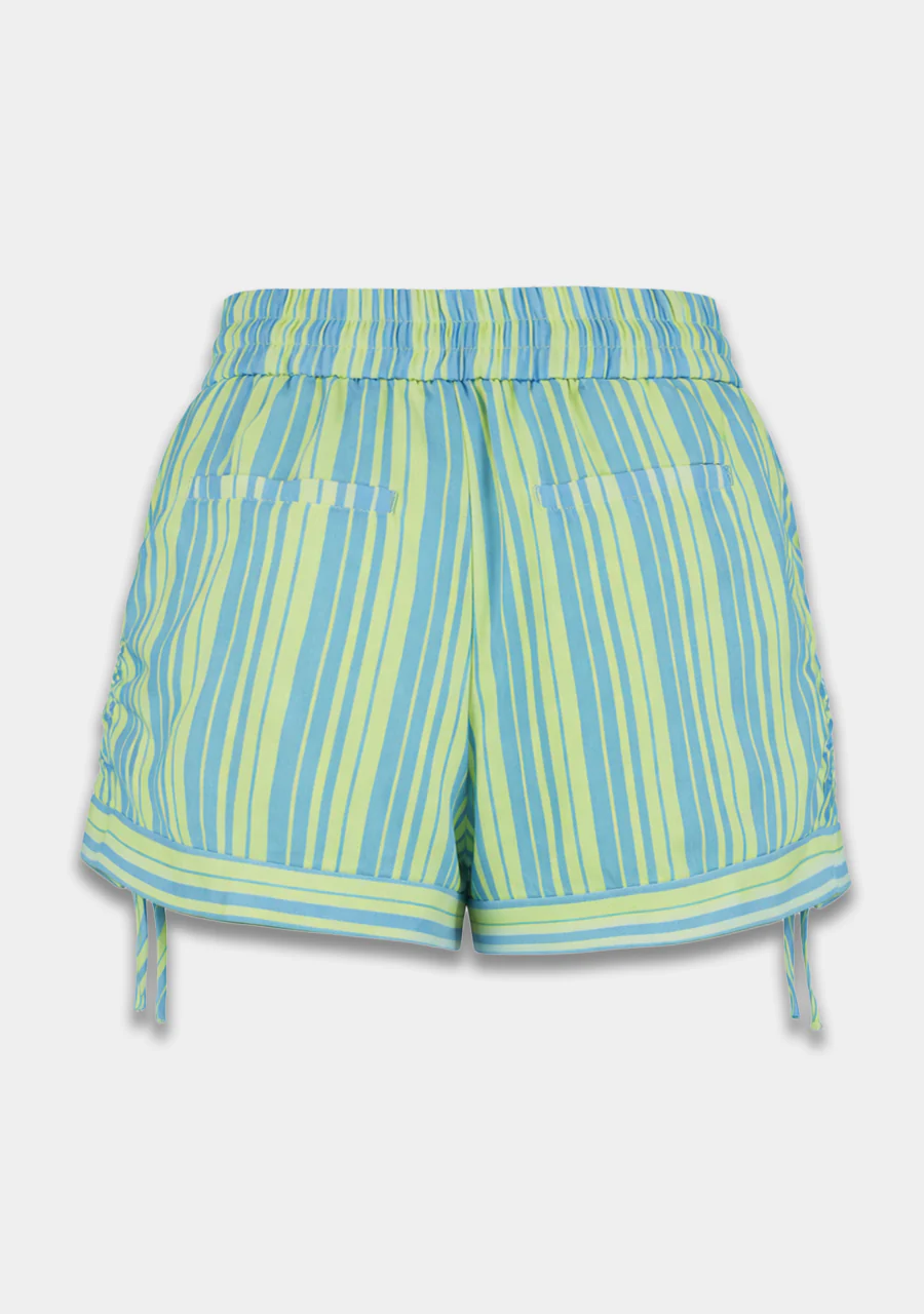 Short Yessie | Blue yellow stripe | Harper & Yve - Image 10