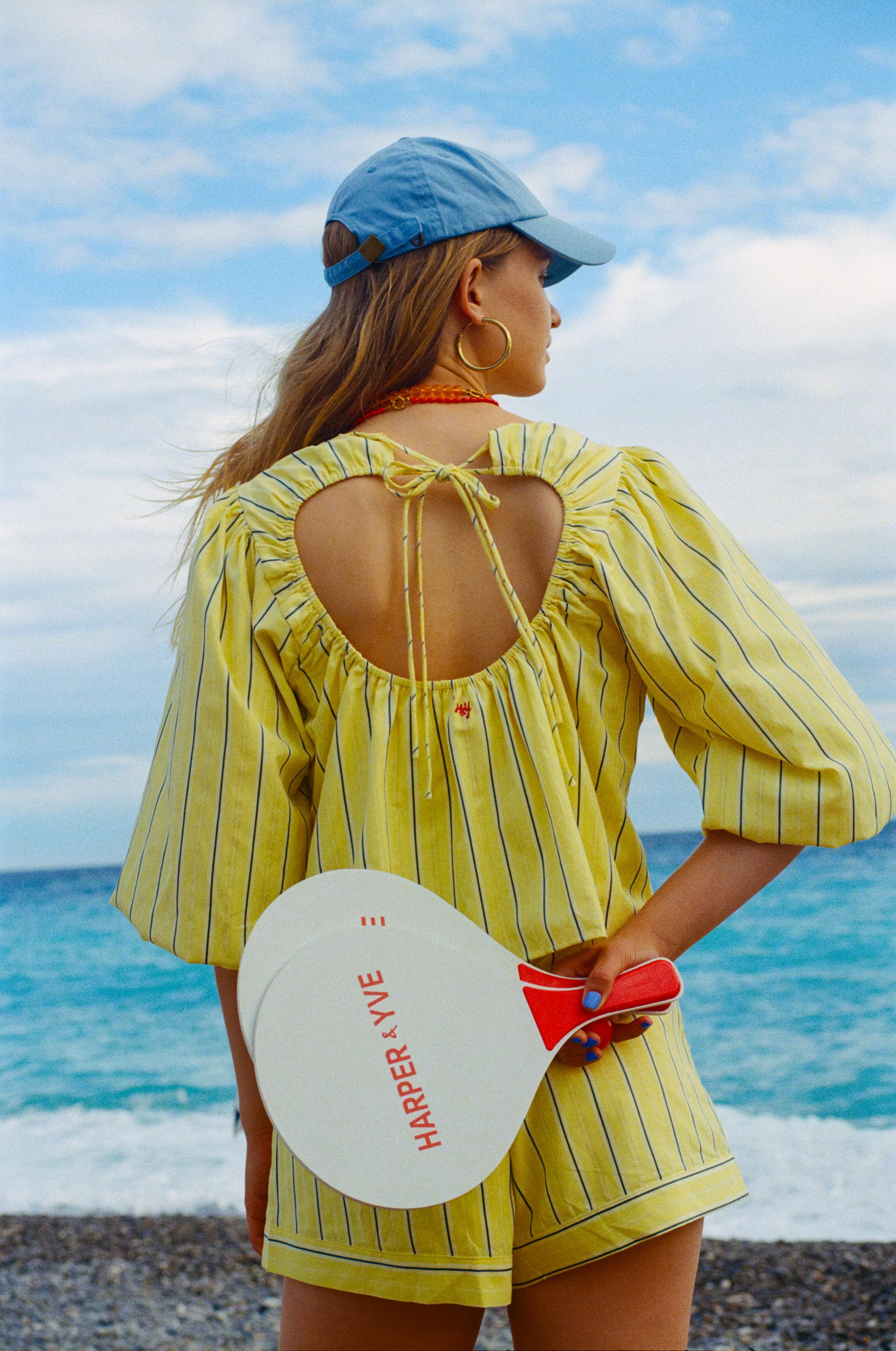 Short Yessie | Yellow stripe | Harper & Yve - Image 3