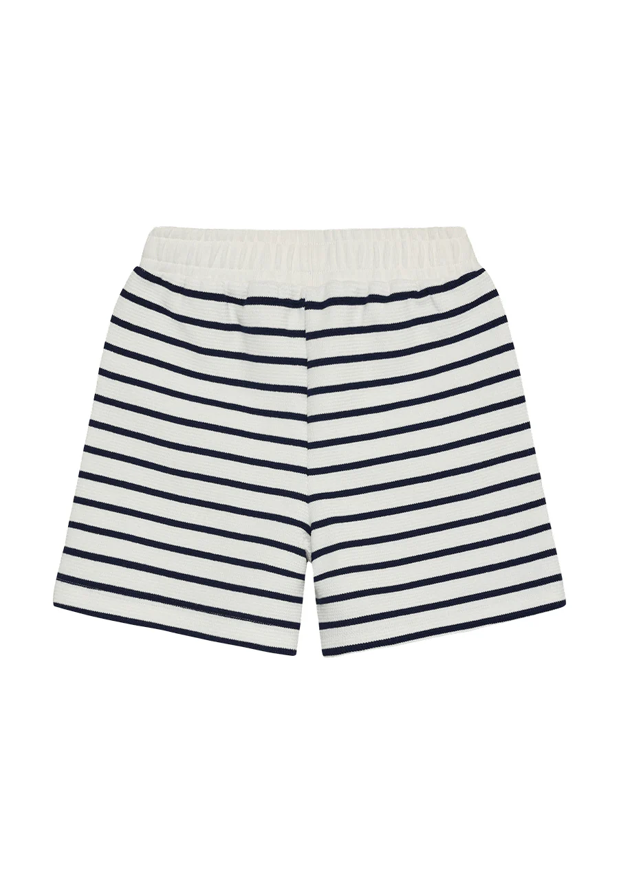 Shorts sweat stripe | Medieval blue | En Fant - Image 2
