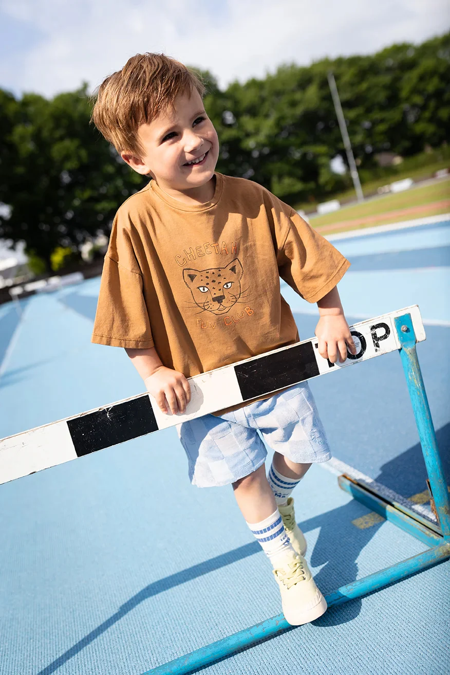 Shorts terry block | Forever blue | Sproet & Sprout - Image 5