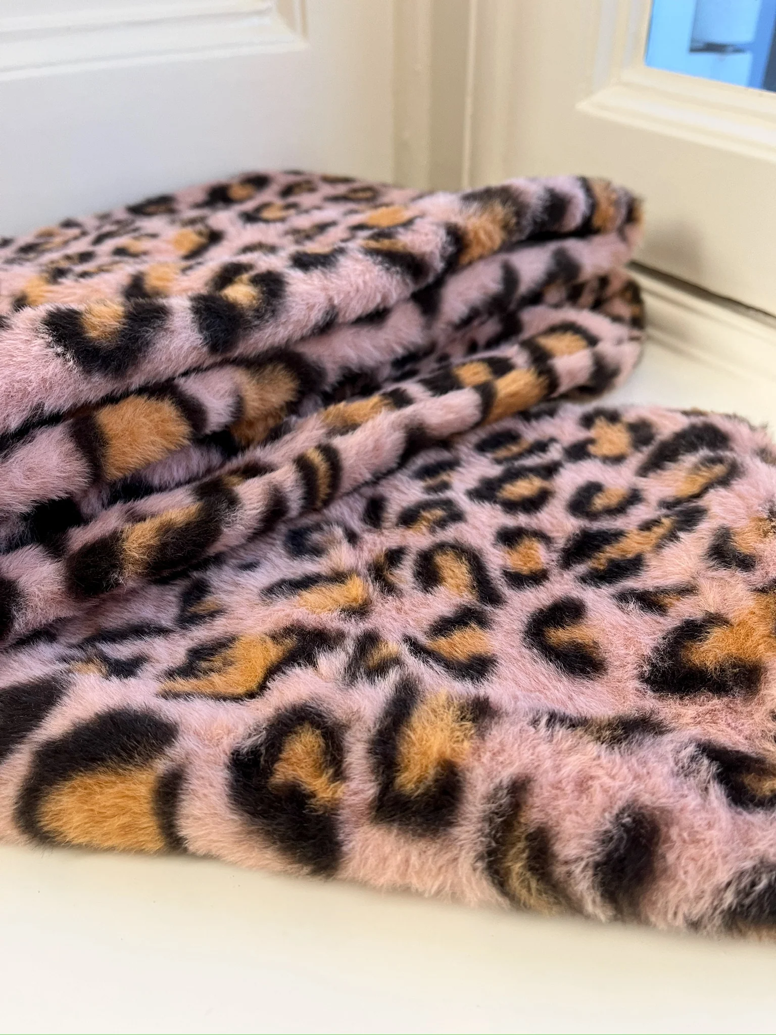 Sjaal pink leopard - Image 2