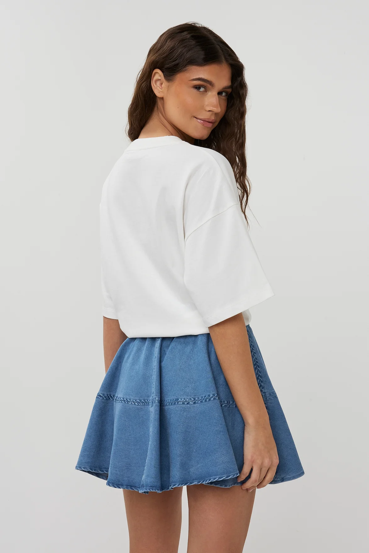 Skirt Kaki | Blue | Studio Amaya - Image 4