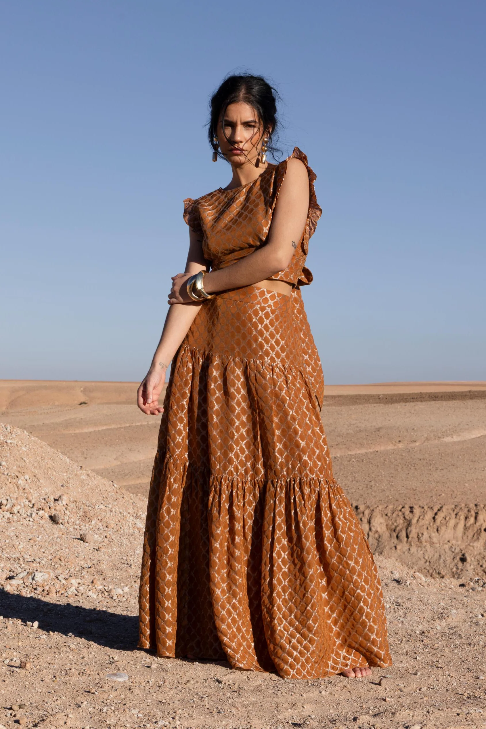 Skirt Pearl | Brown | Amaya Amsterdam - Image 2