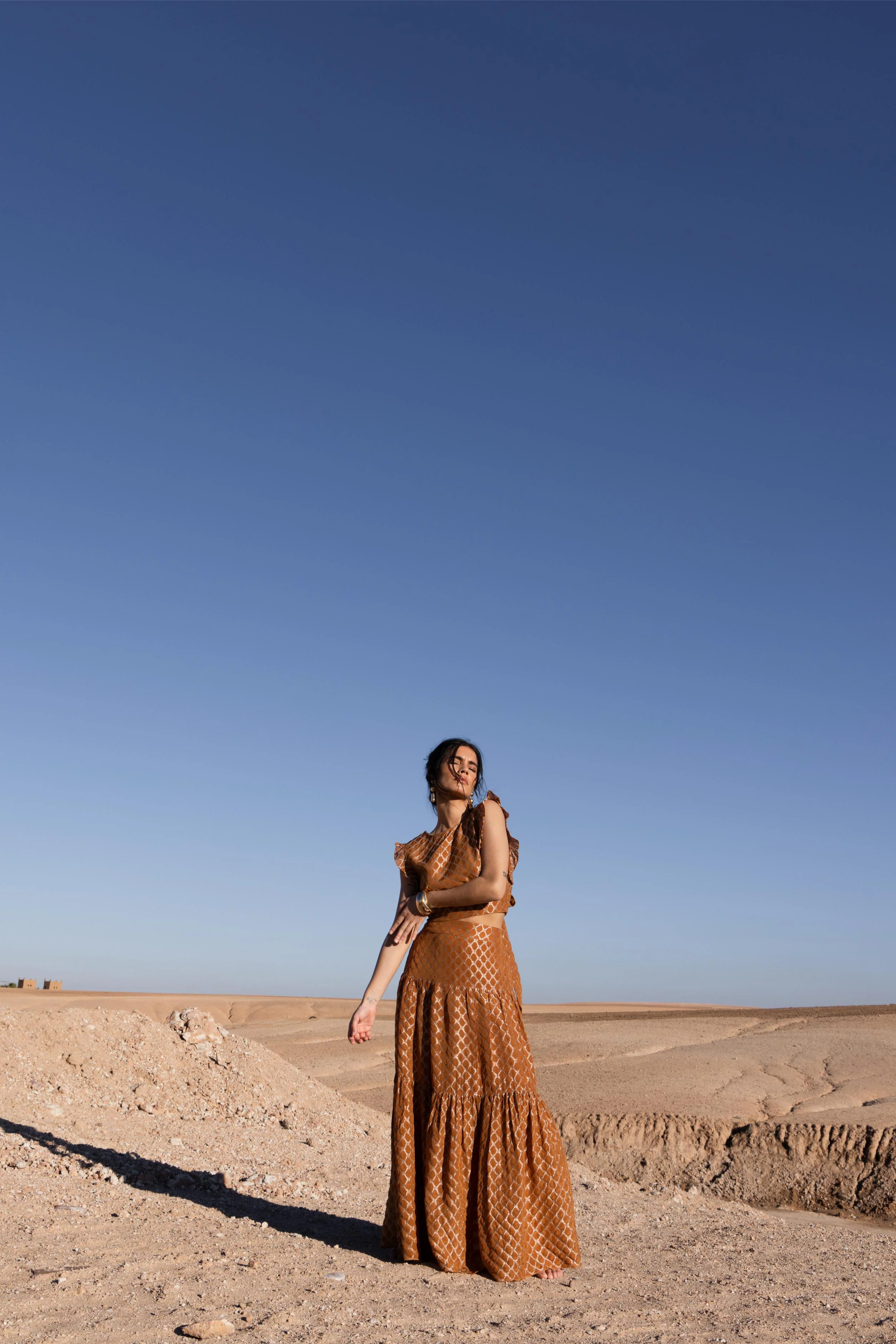 Skirt Pearl | Brown | Amaya Amsterdam - Image 3