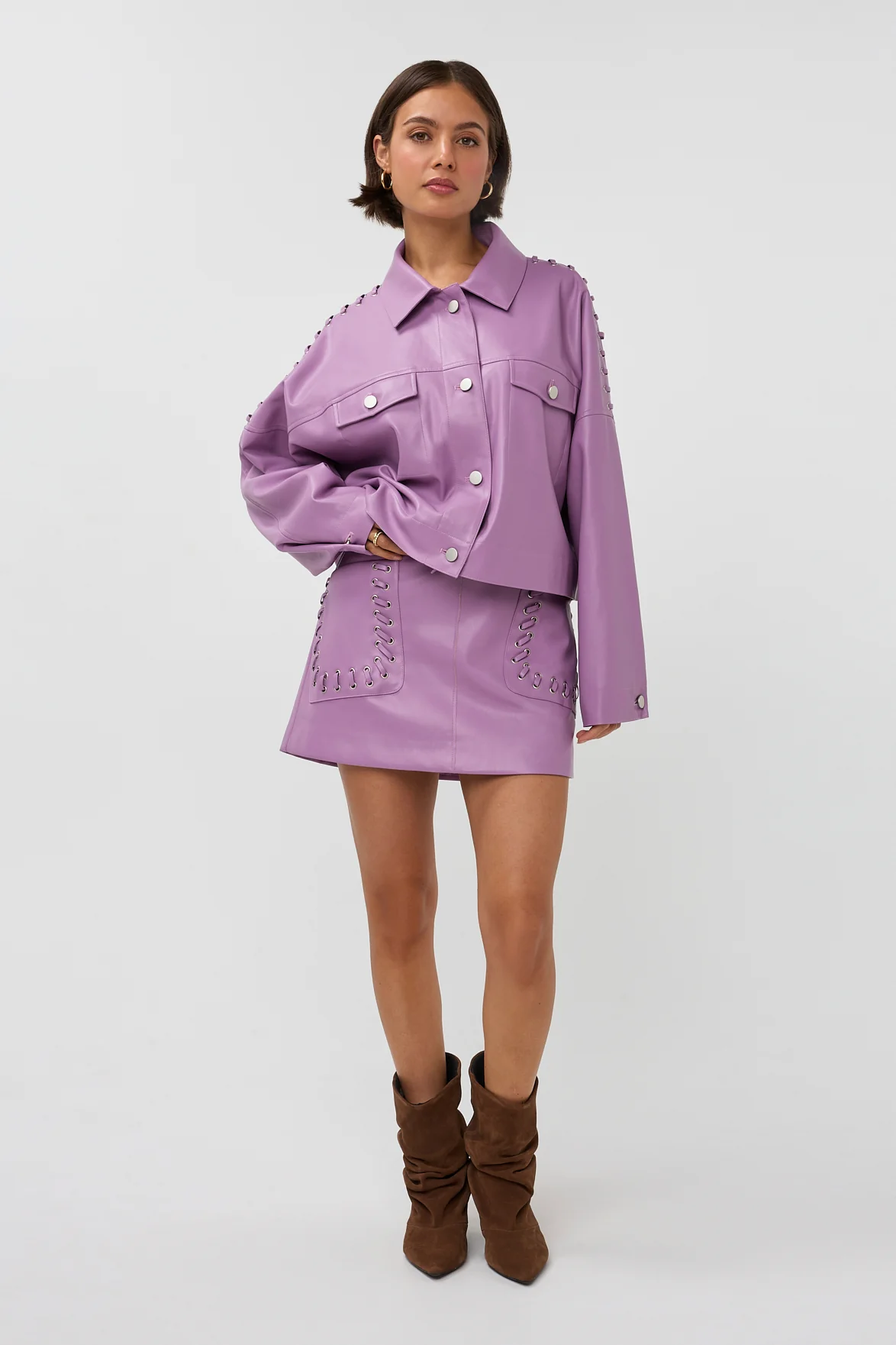 Jacket Elina | Lila | Studio Amaya - Image 6