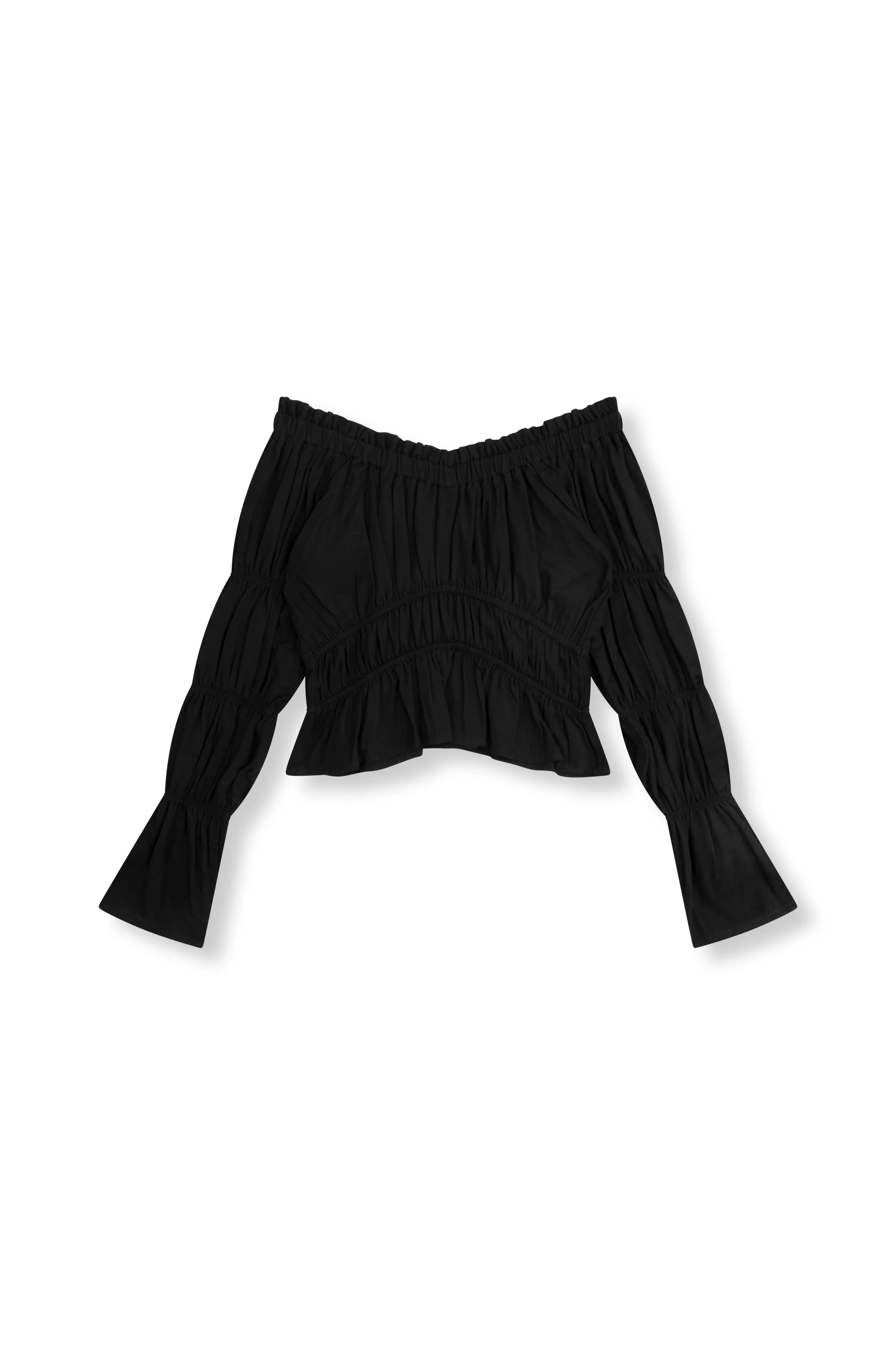 Smock top Laana | Black | Refined Department - Image 7
