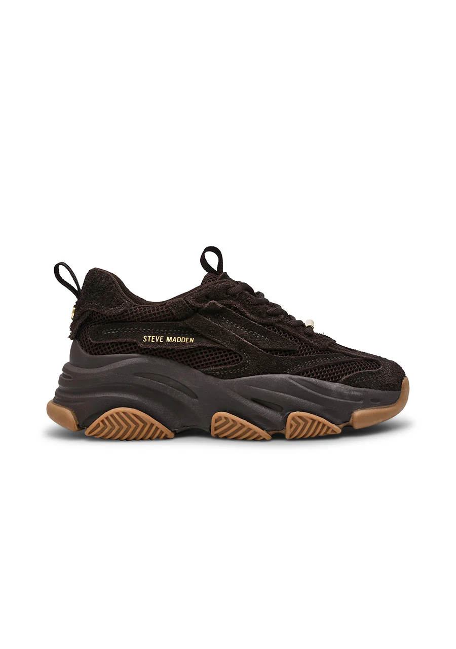 Sneaker Possession-E | Choco brown suede | Steve Madden - Image 6