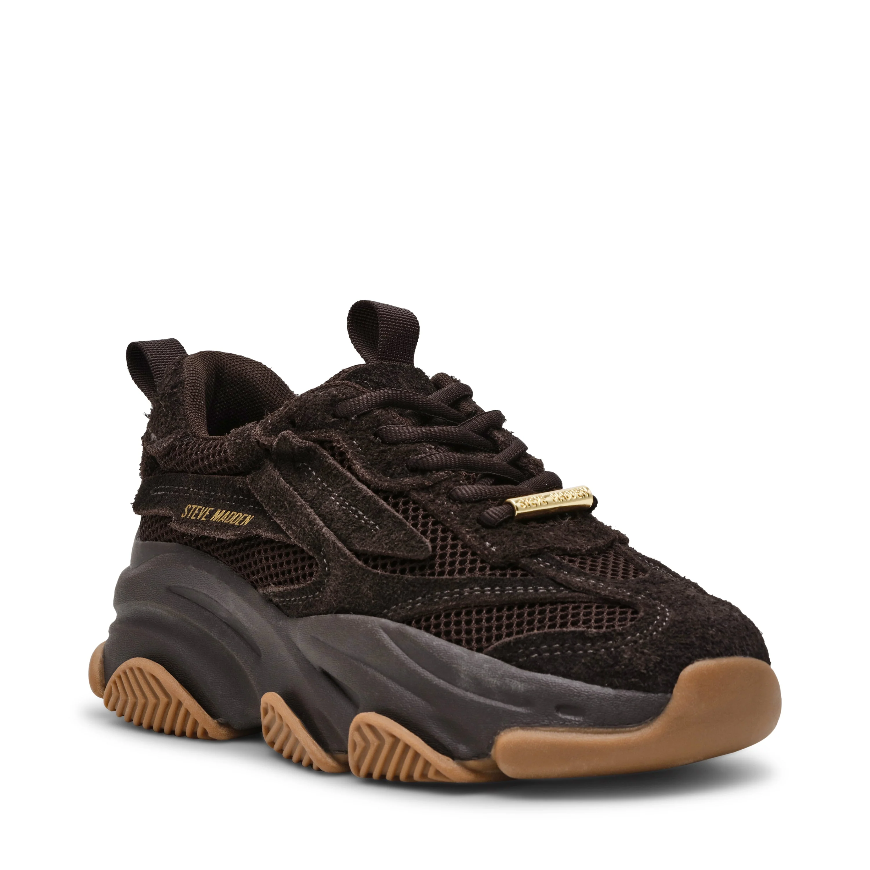 Sneaker Possession-E | Choco brown suede | Steve Madden - Image 7