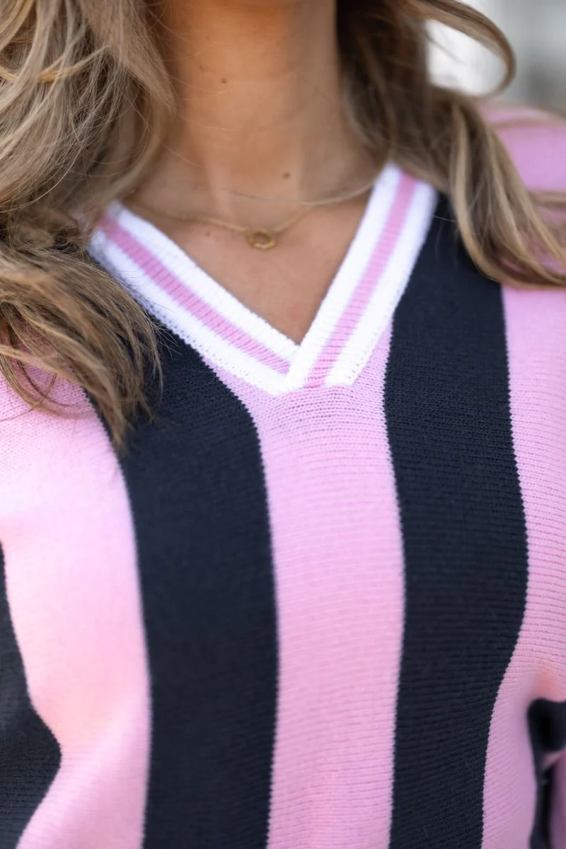 Soccer Tee | Pink vs. Navy | Studio Poespas - Image 11