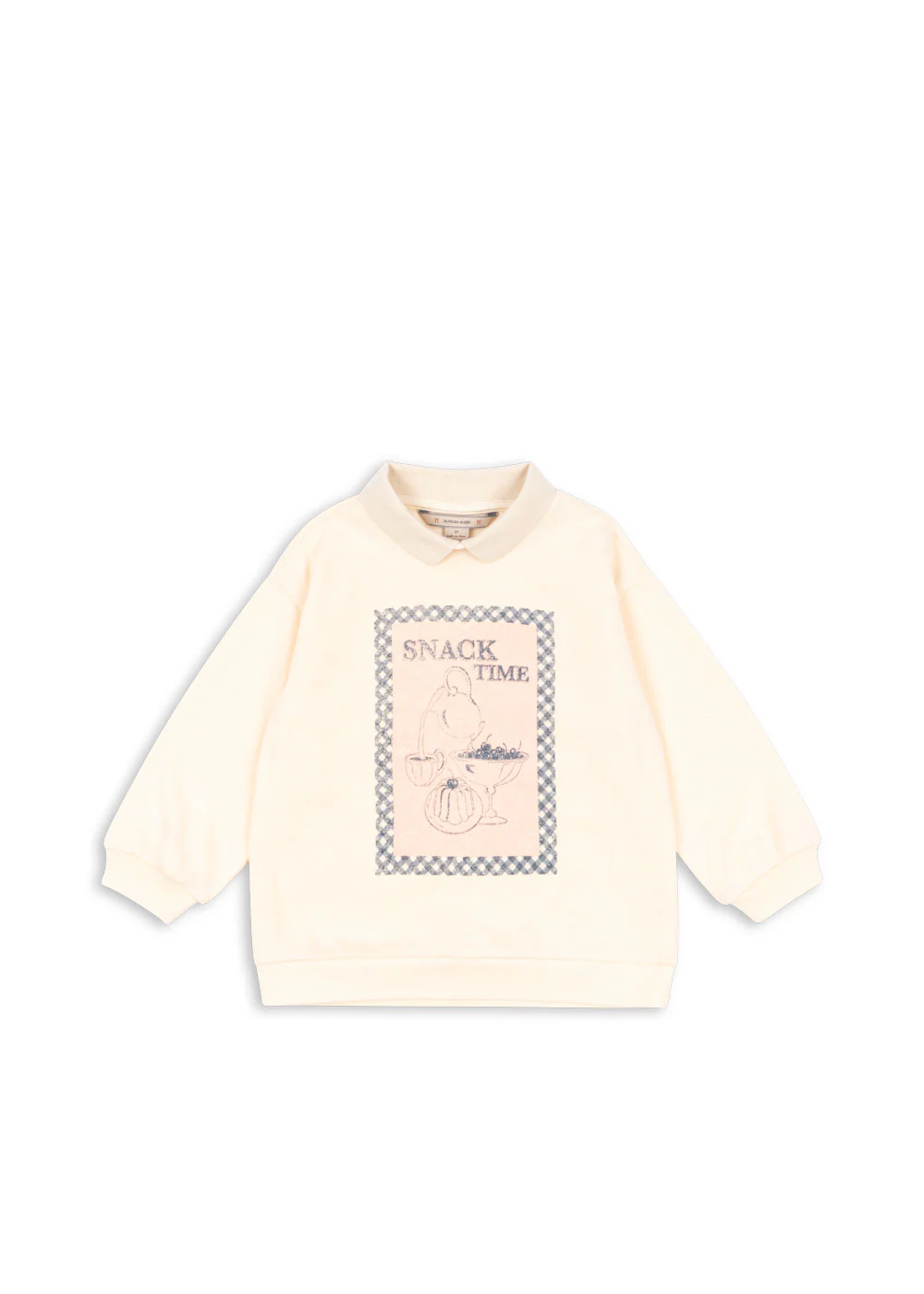 Spotty polo | Buttercream | Konges Slojd - Image 3