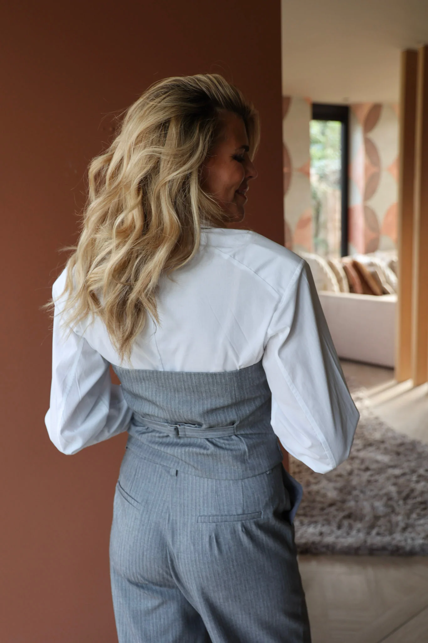Suit corset Steijn | Light grey | Refined Department - Image 7