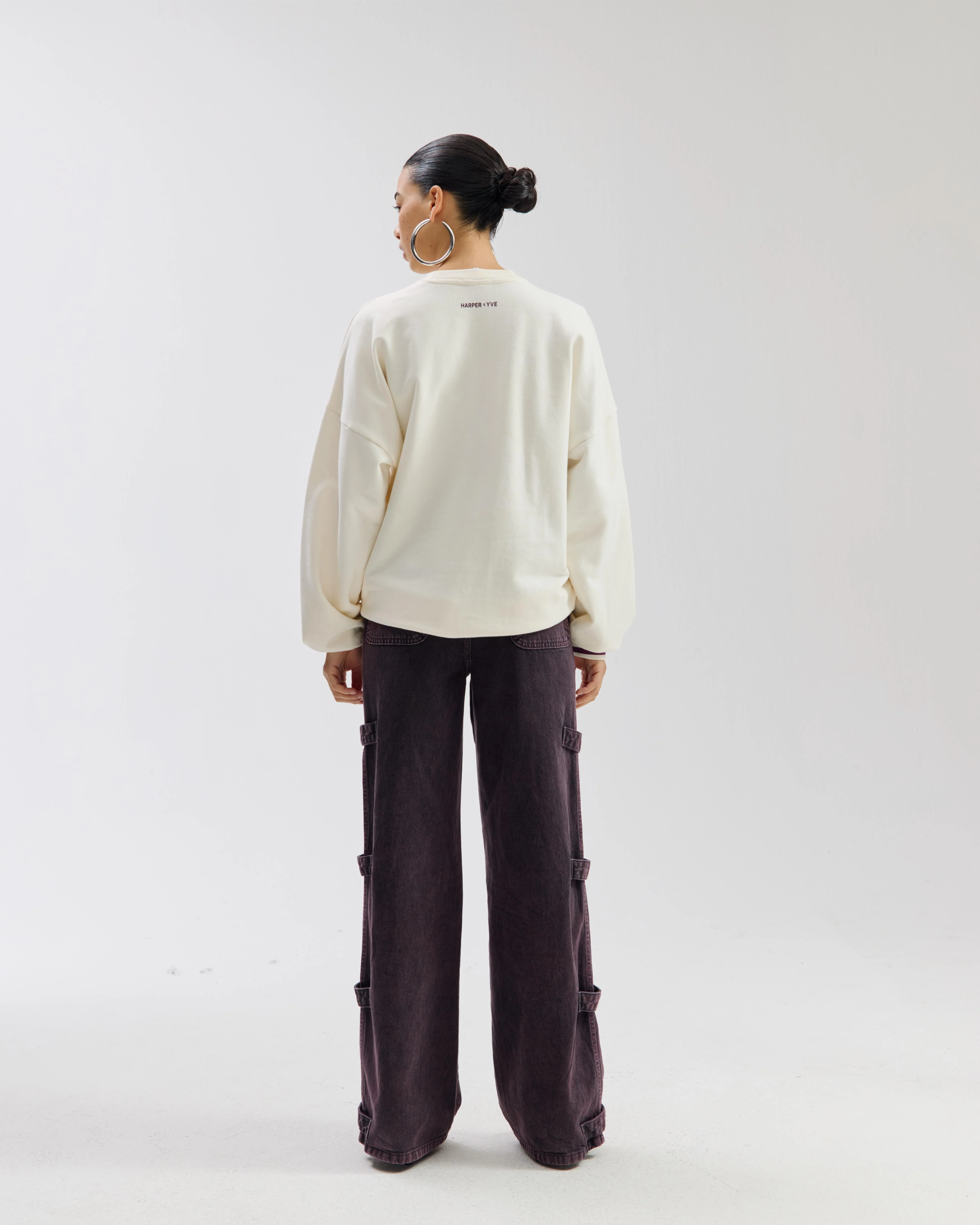 Sweater bandida | Ecru | Harper & Yve - Image 5