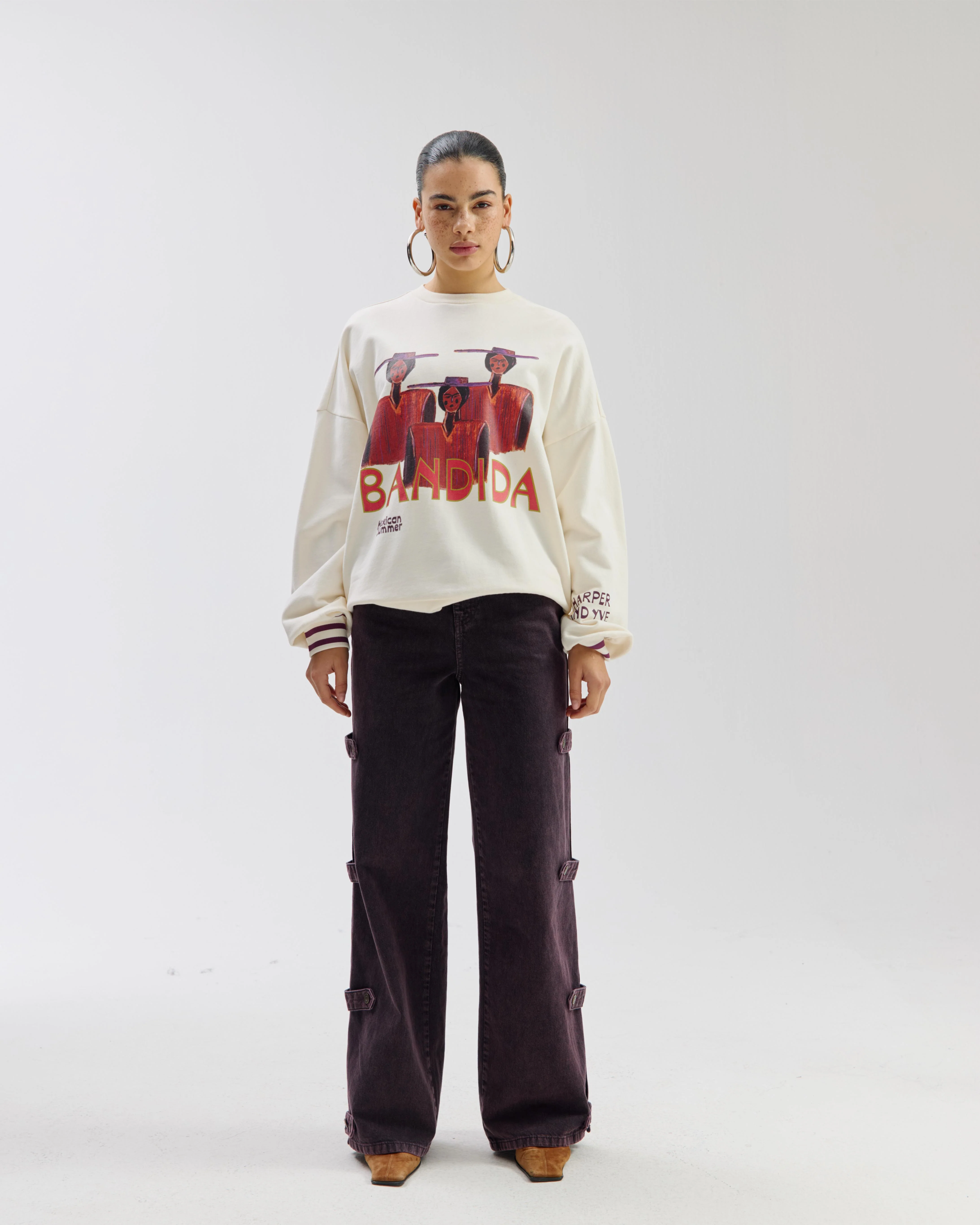 Sweater bandida | Ecru | Harper & Yve - Image 6