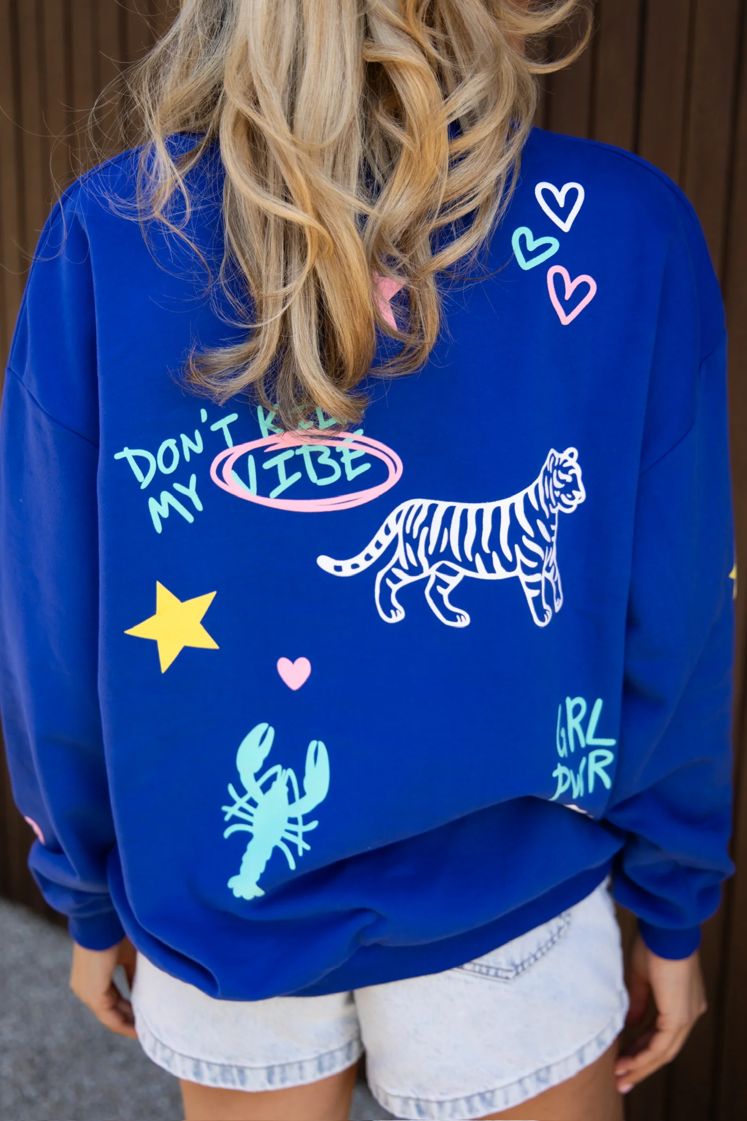 Sweater Dream on | Blue | Studio Poespas - Image 6