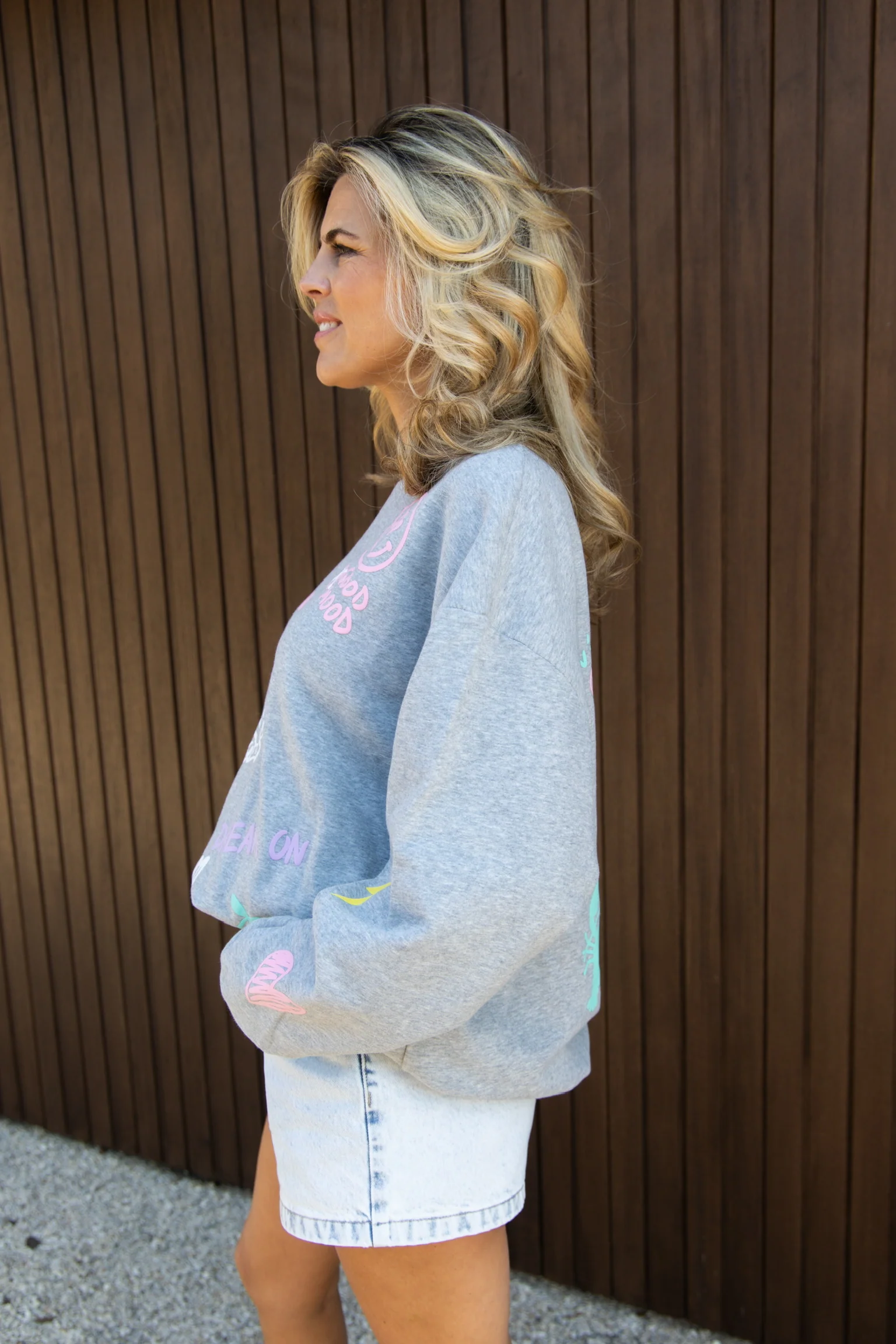 Sweater Dream on | Grey | Studio Poespas - Image 3