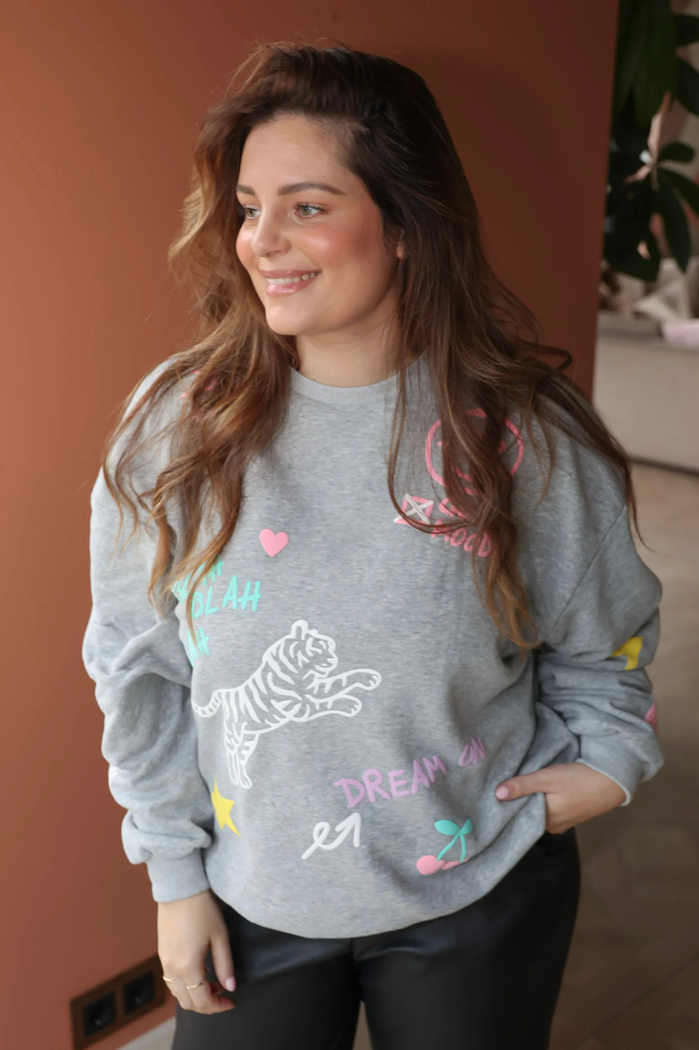 Sweater Dream on | Grey | Studio Poespas - Image 8