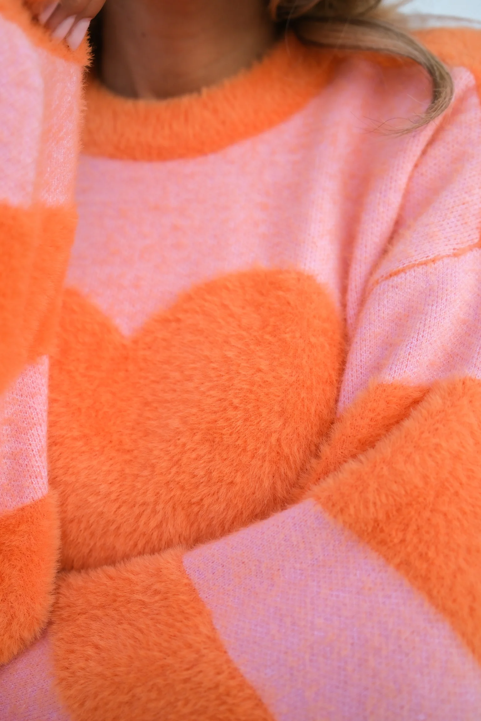 Sweater Fruitella | Orange & Pink | Studio Poespas - Image 5