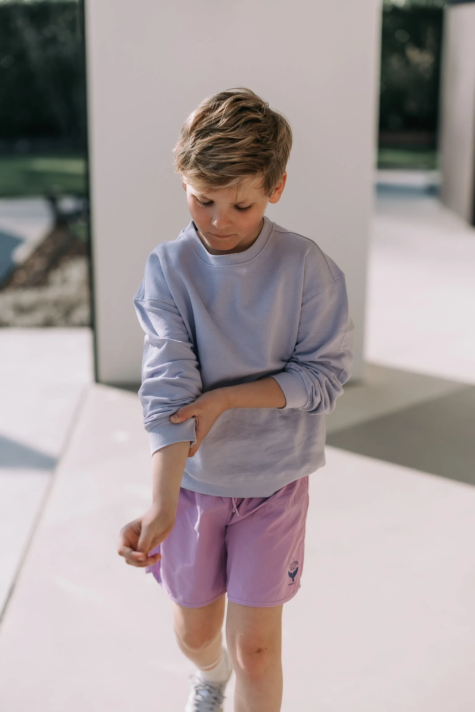Sweatshirt | Purple heather | En Fant - Image 3