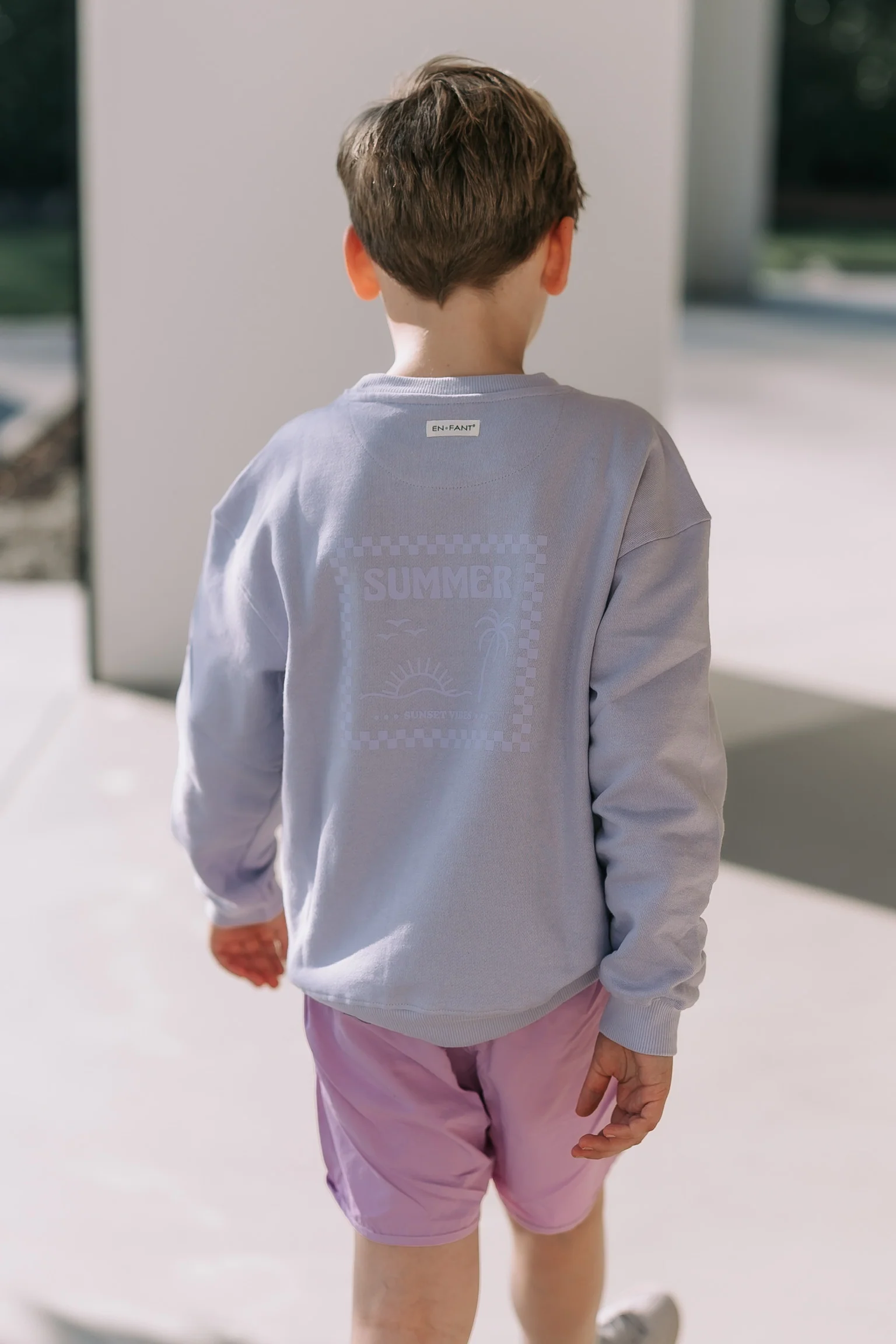 Sweatshirt | Purple heather | En Fant - Image 4