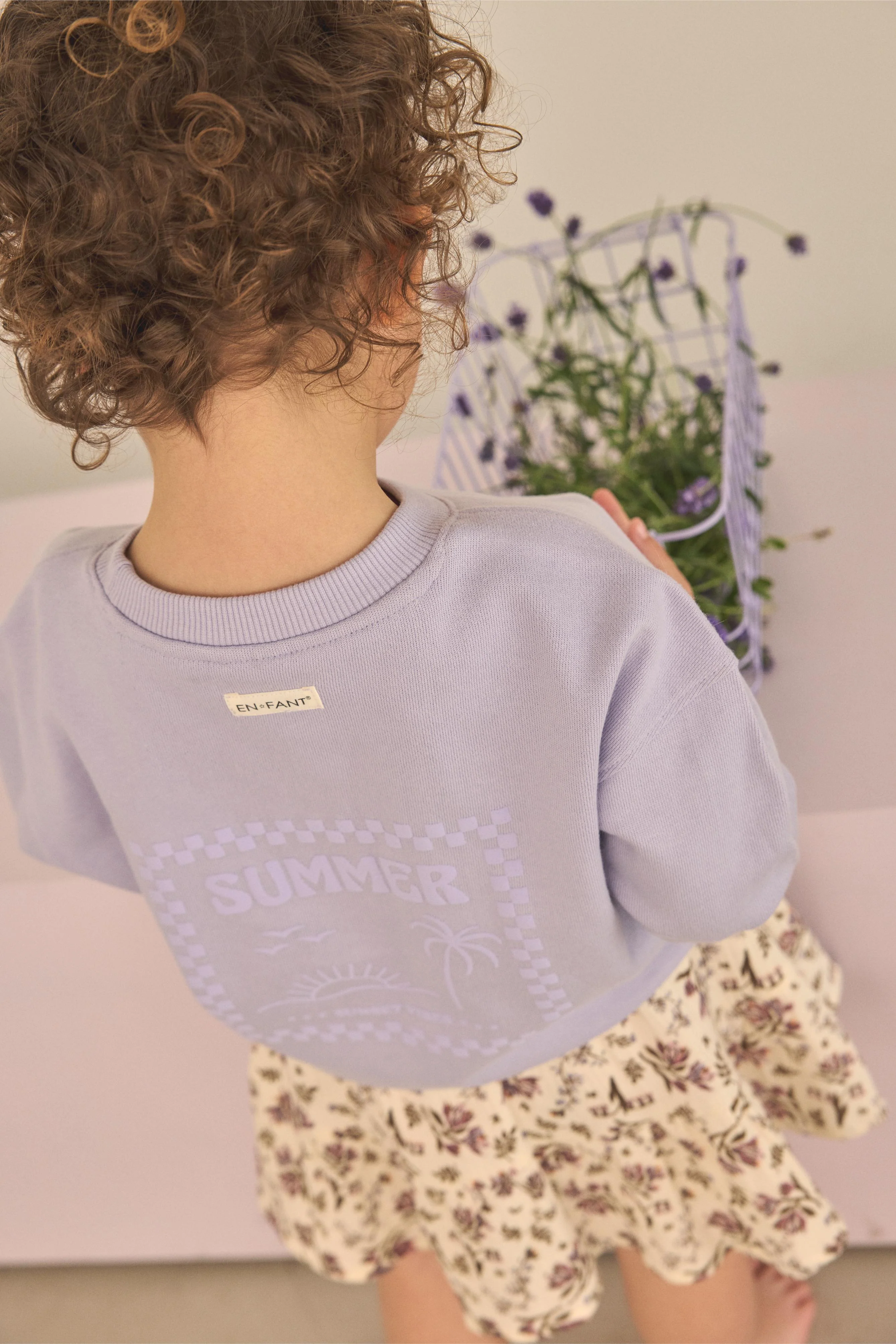 Sweatshirt | Purple heather | En Fant - Image 7