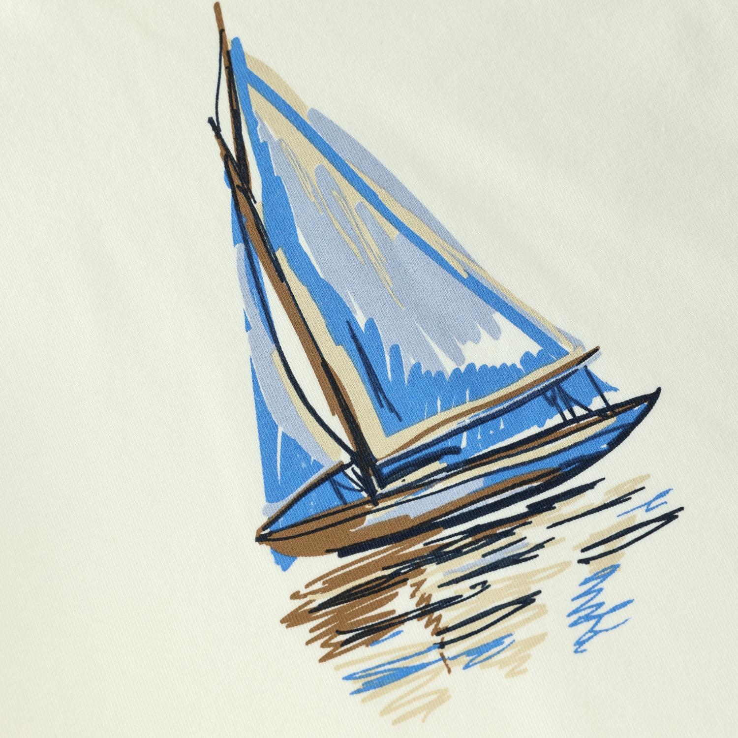T-shirt short sleeve | Egret | En Fant - Image 2