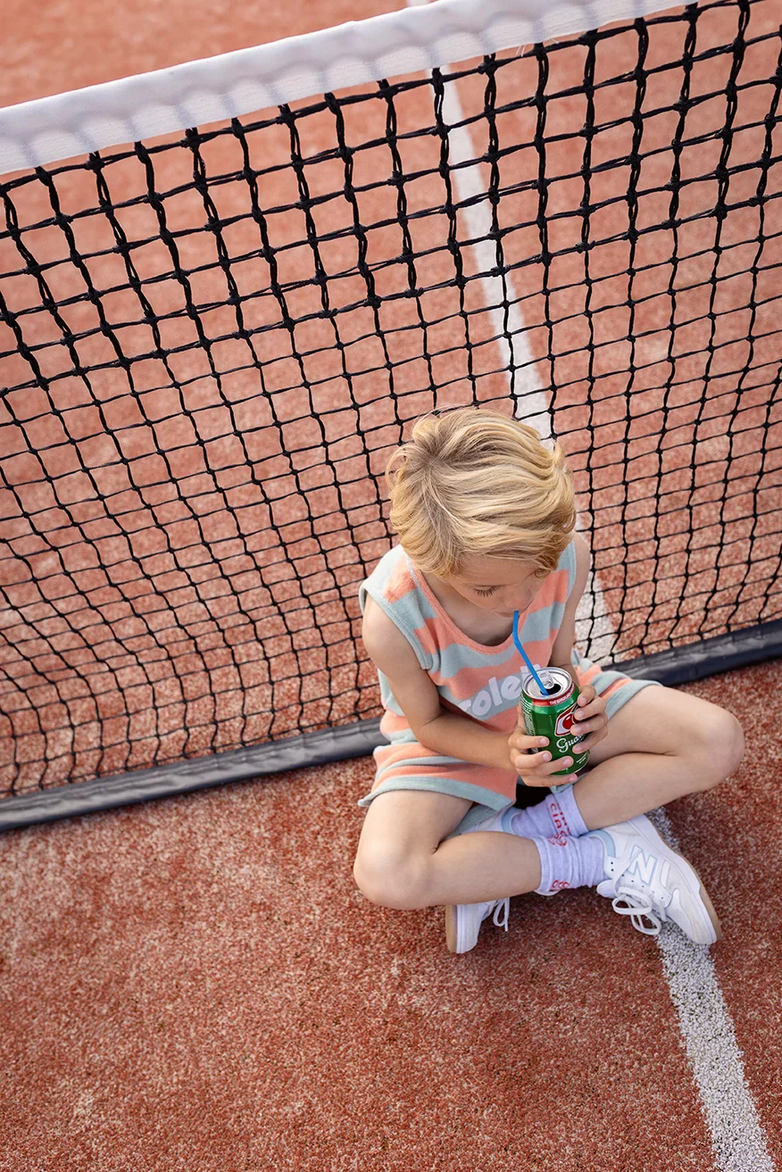 Tanktop boys stripes | Silt green | Sproet & Sprout - Image 4