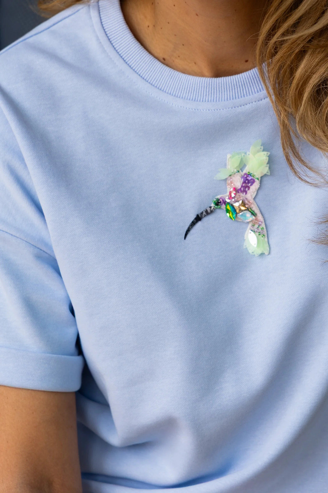Top Amore Hummingbird | Blue | Poespas - Image 3