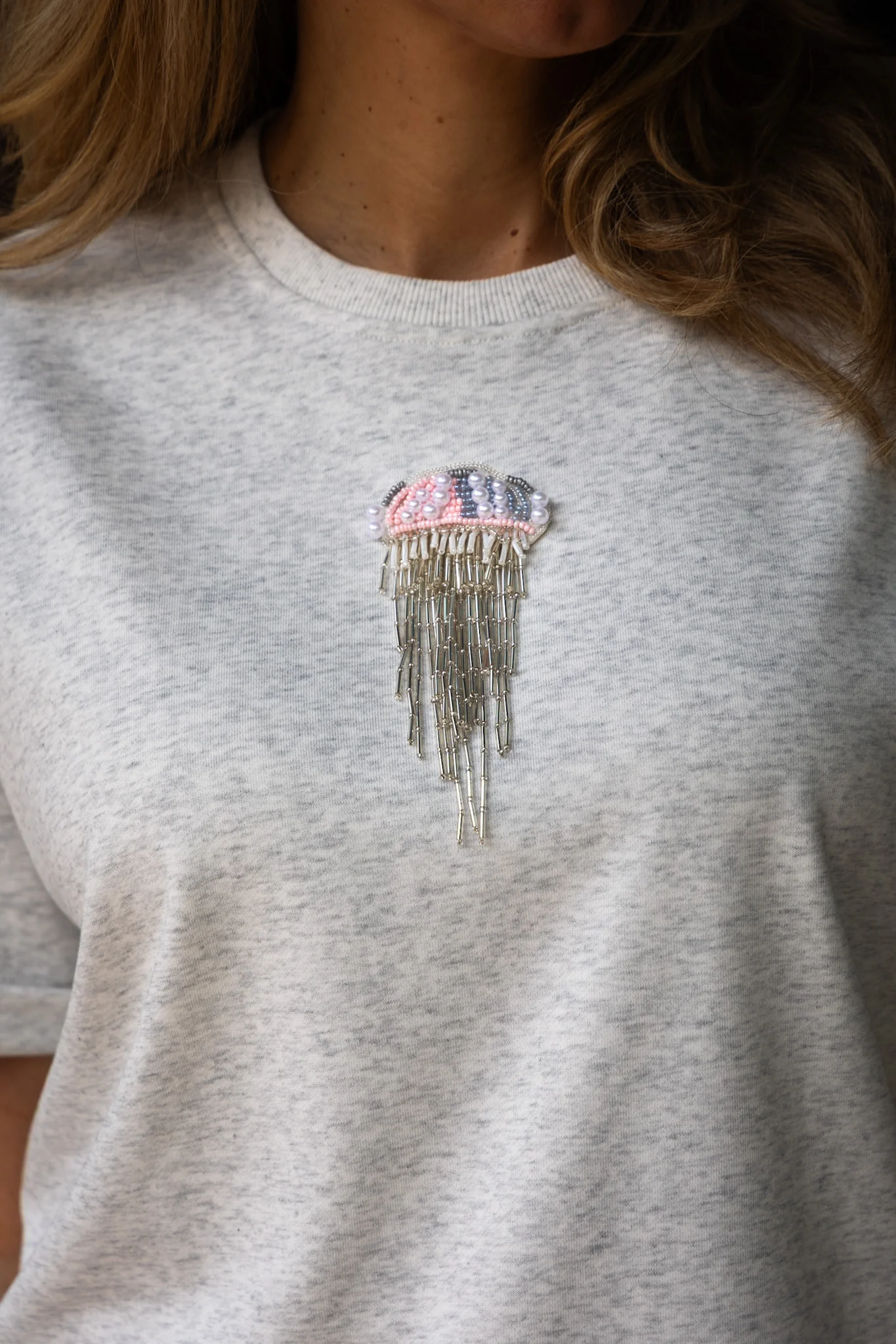 Top Amore Jellyfish | Grey | Poespas - Image 3