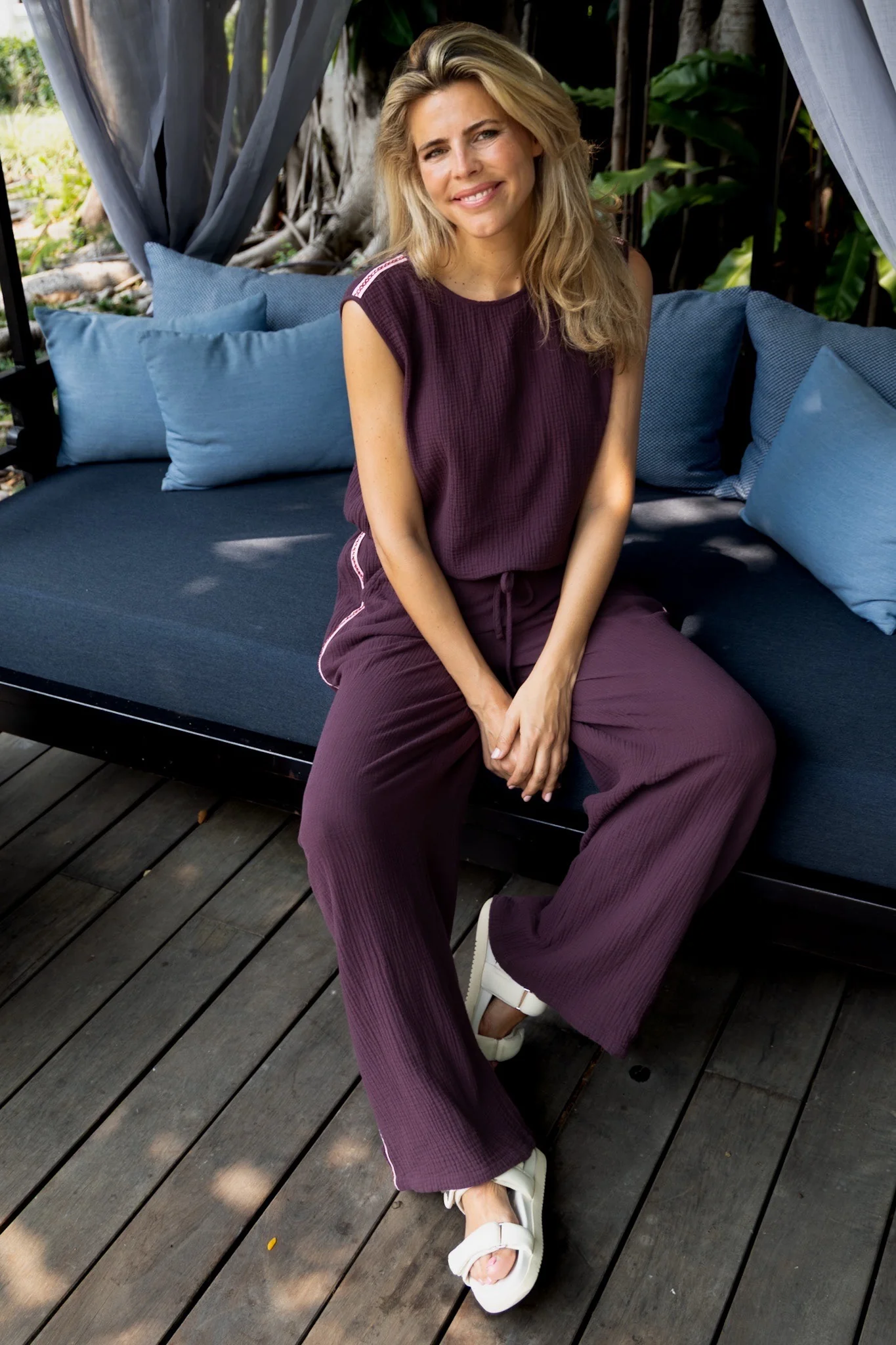 Top Bon bini | Aubergine | Studio Poespas - Image 3
