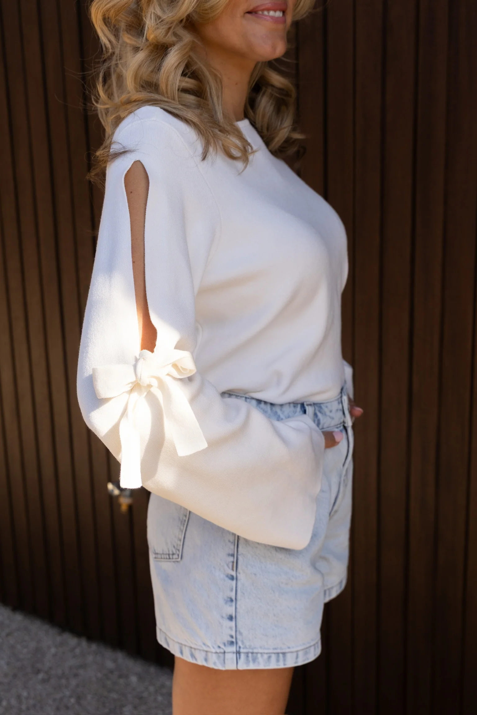 Top Bow Blanche | Studio Poespas - Image 2