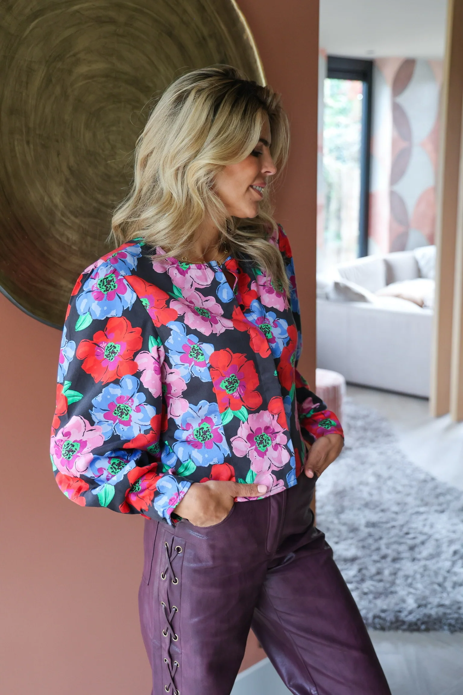 Top Cassie | Multi flower | Harper & Yve - Image 6