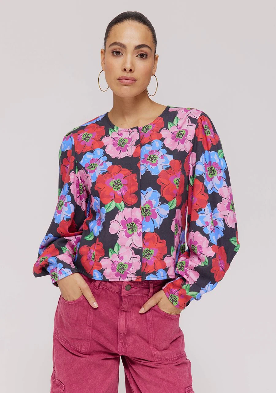 Top Cassie | Multi flower | Harper & Yve - Image 8