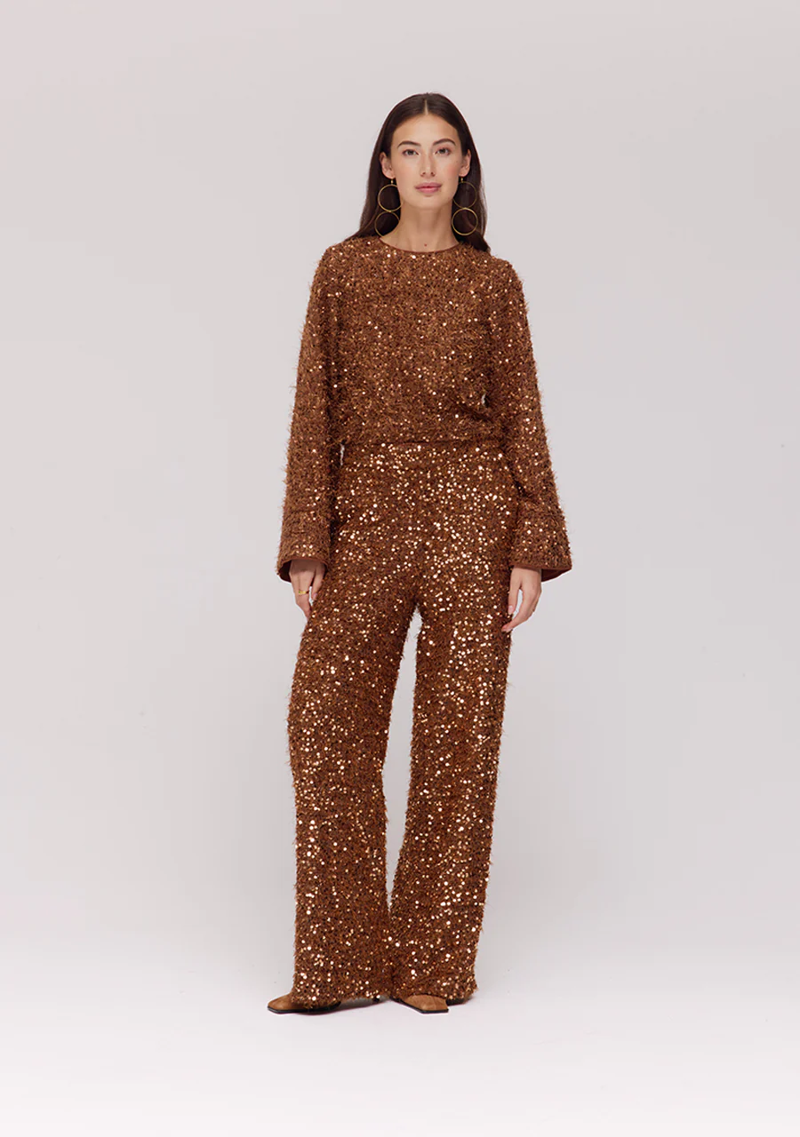 Top Cath | Bronze sequin | Harper & Yve - Image 6