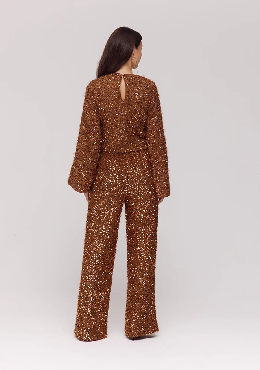 Top Cath | Bronze sequin | Harper & Yve - Image 7