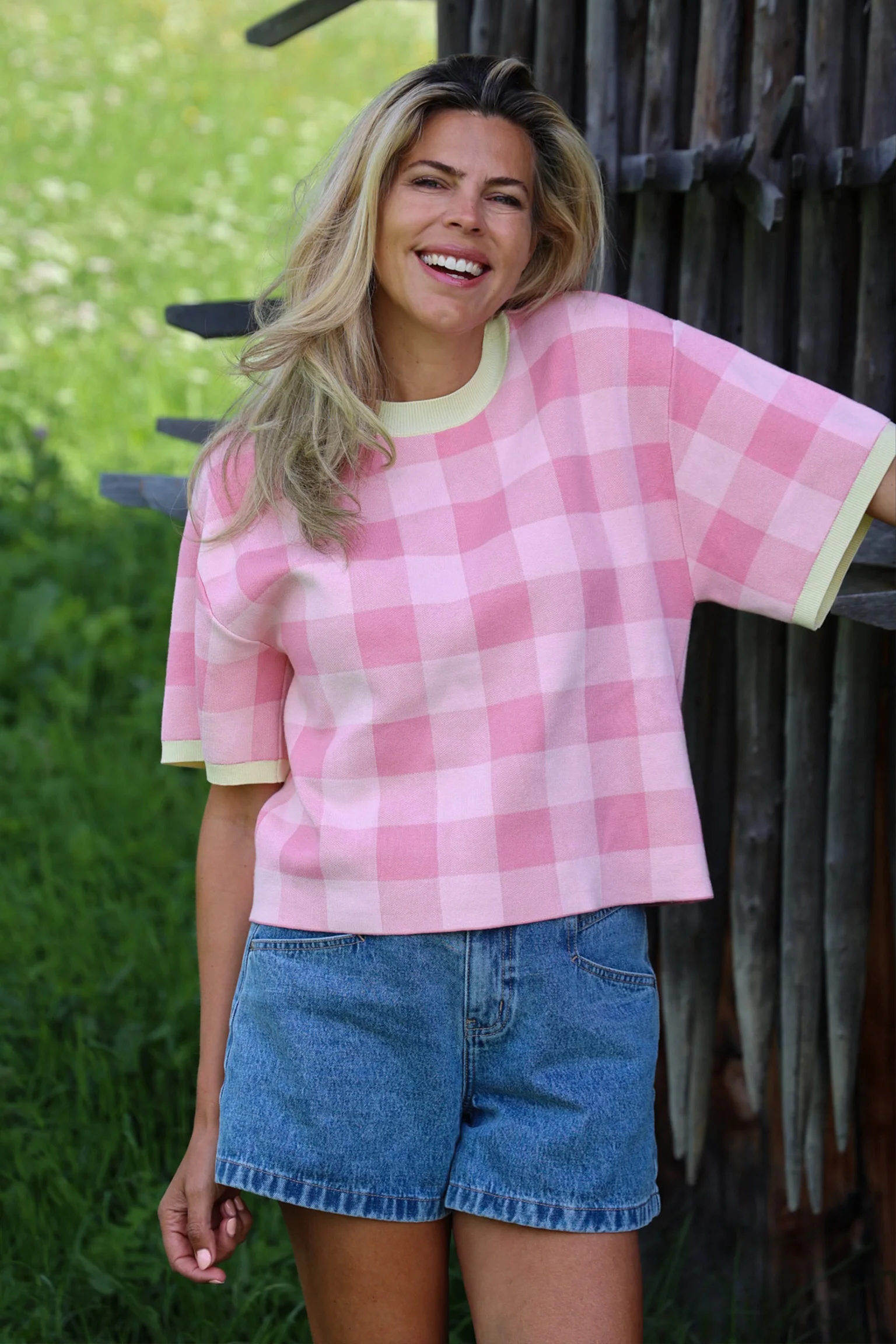 Top Check me out | Pink | Studio Poespas - Image 3