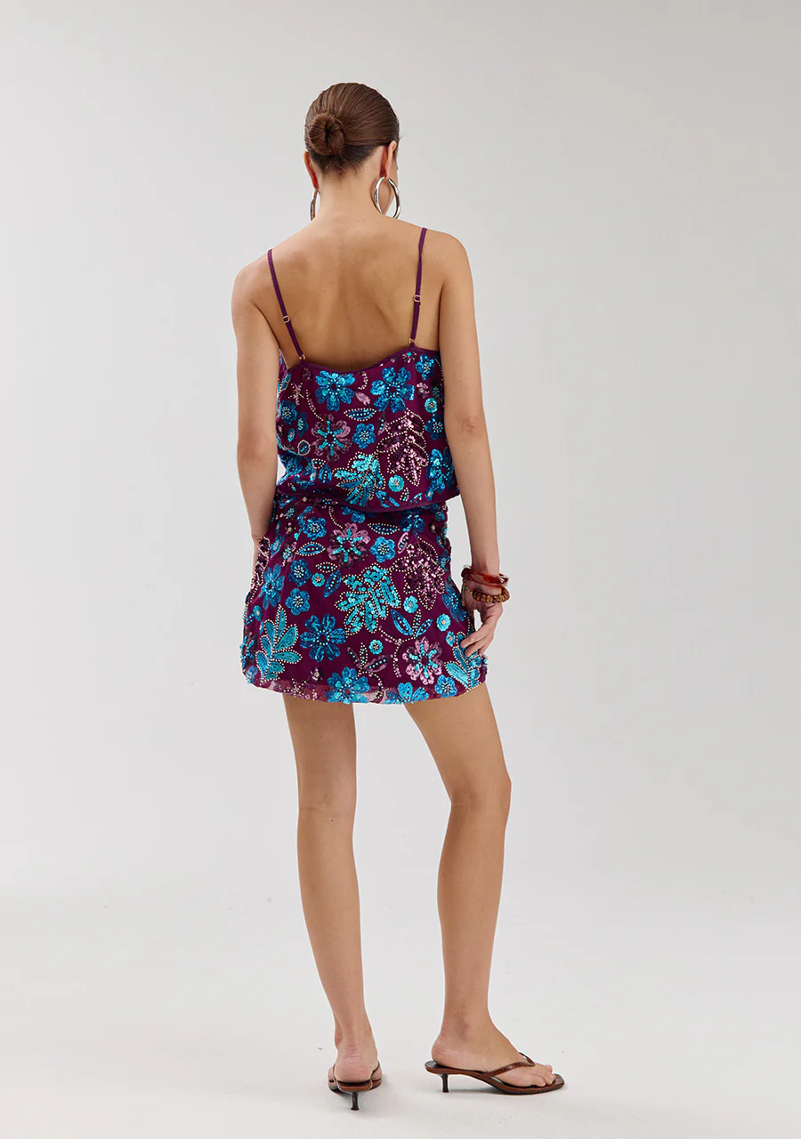 Top Romy | Cassis blue sequin | Harper & Yve - Image 6