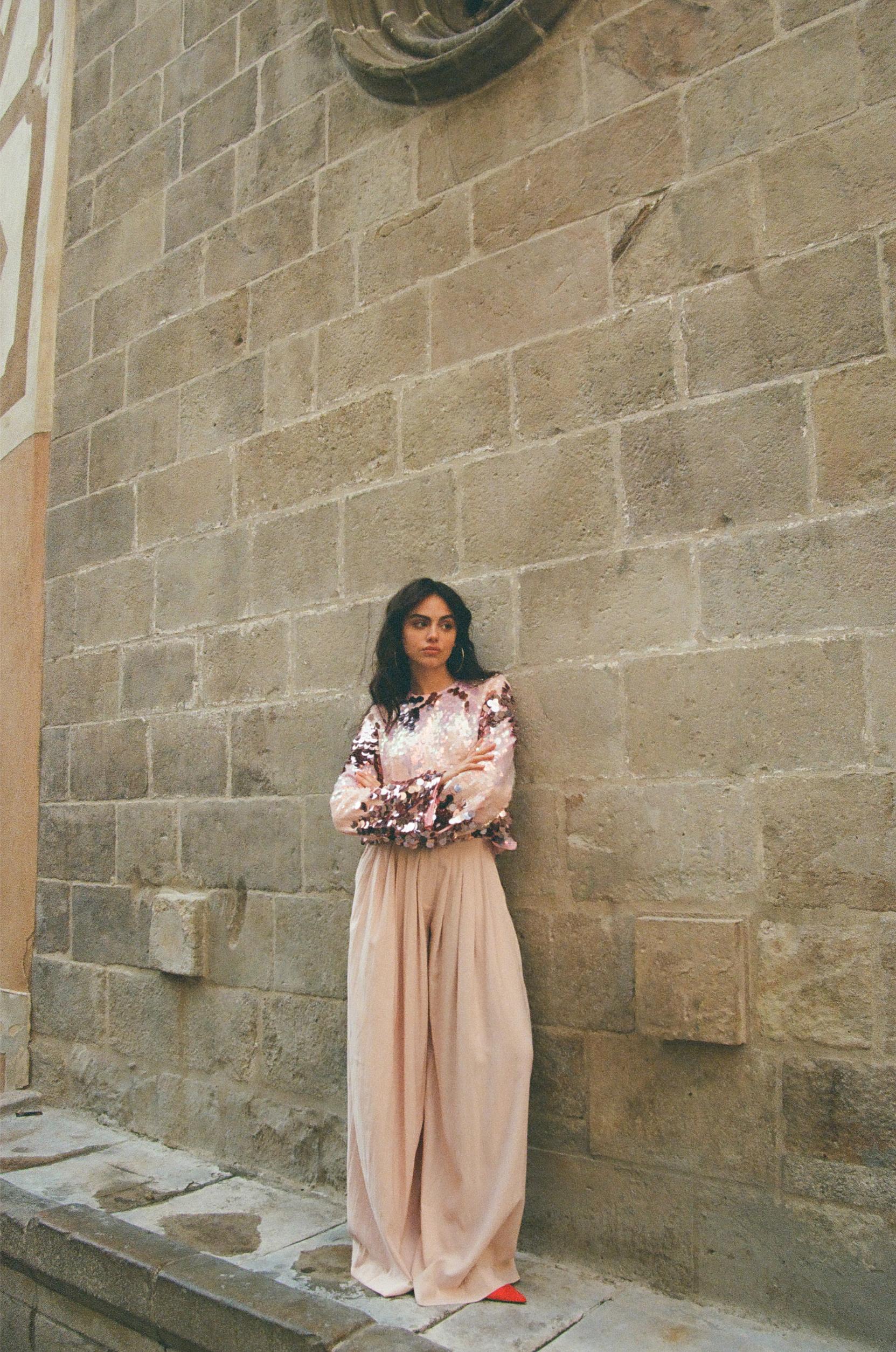 Top Sparkle | Multi print pink | Studio Amaya - Image 10