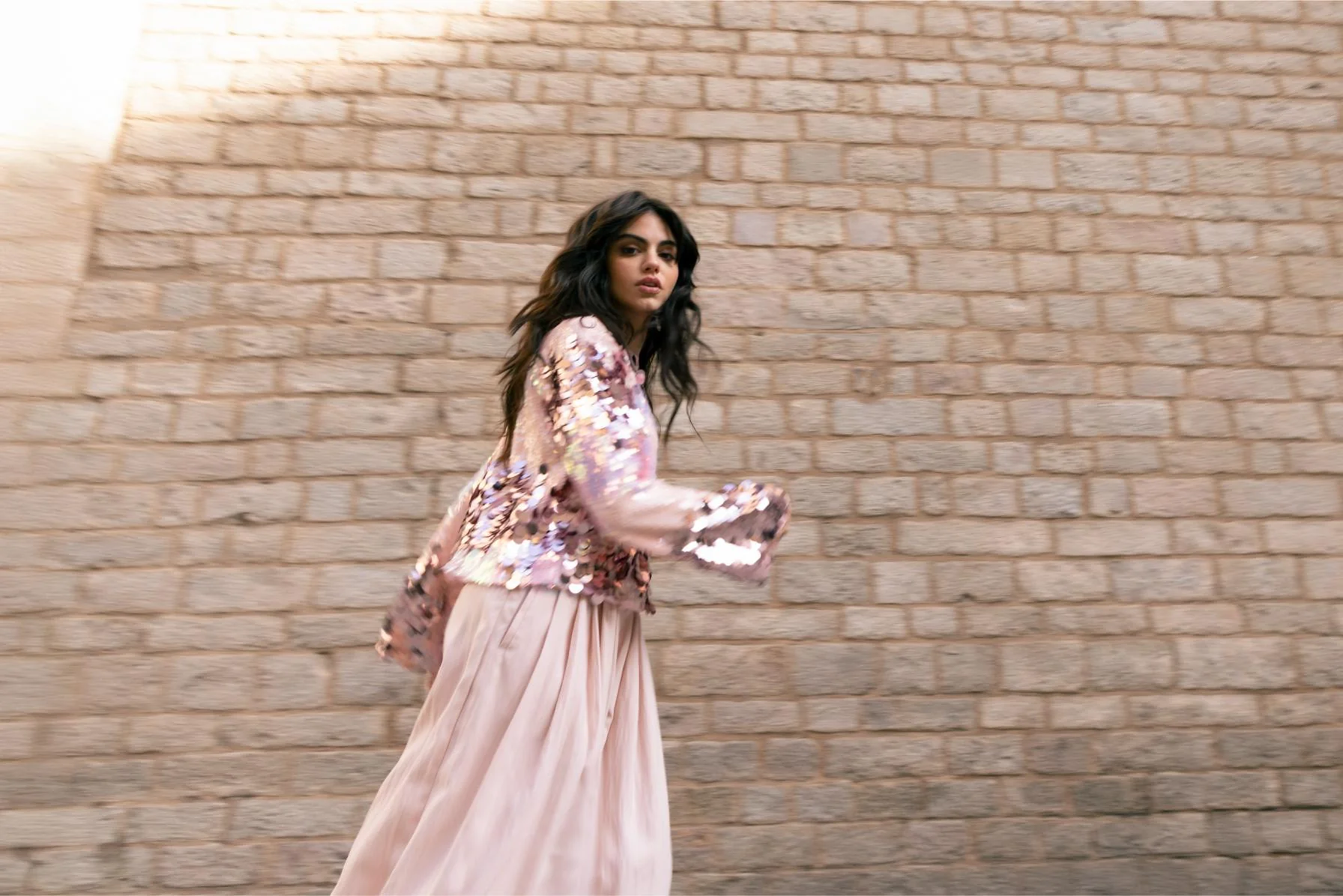 Top Sparkle | Multi print pink | Studio Amaya - Image 11