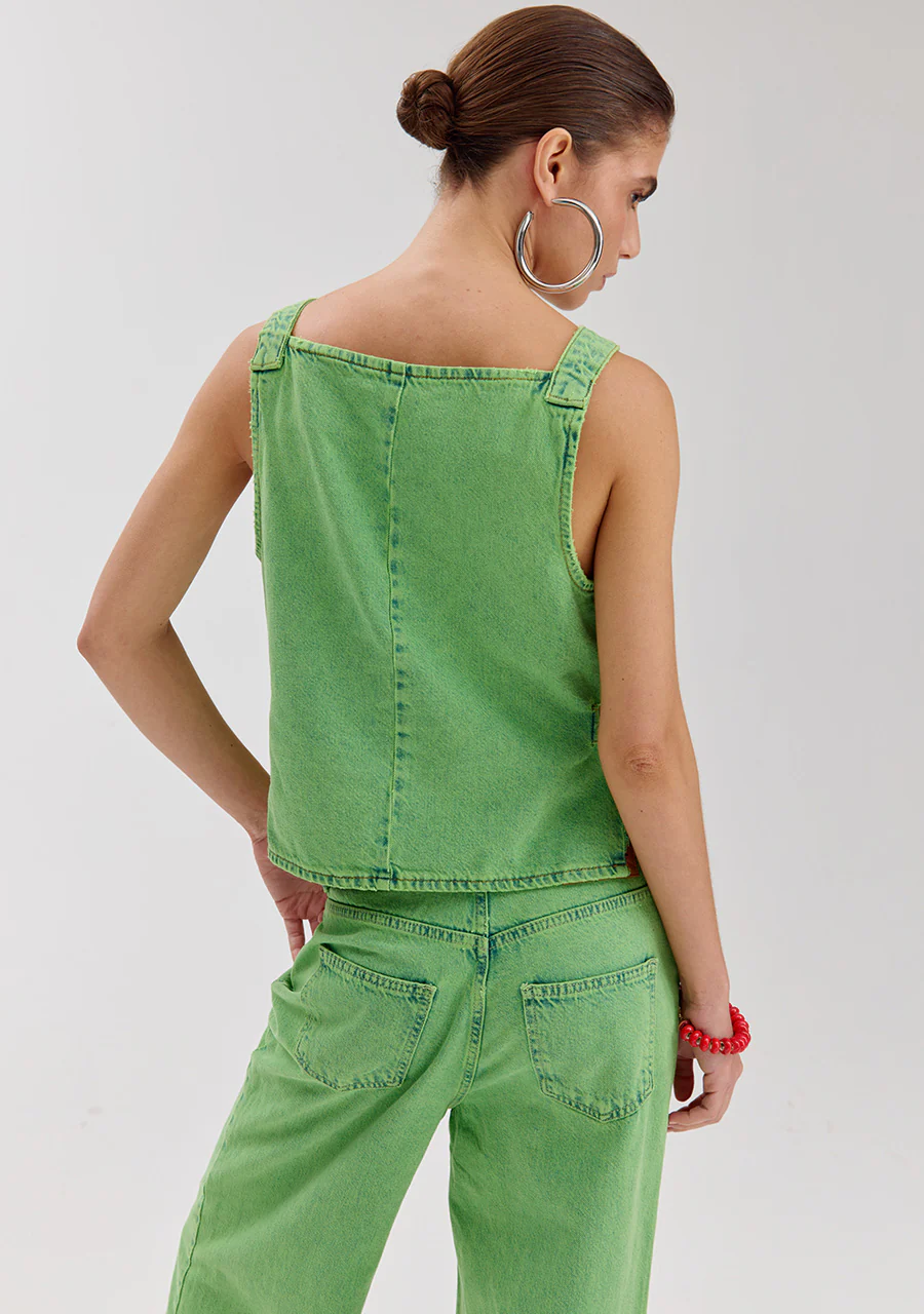 Top Zey | Vibrant green | Harper & Yve - Image 2
