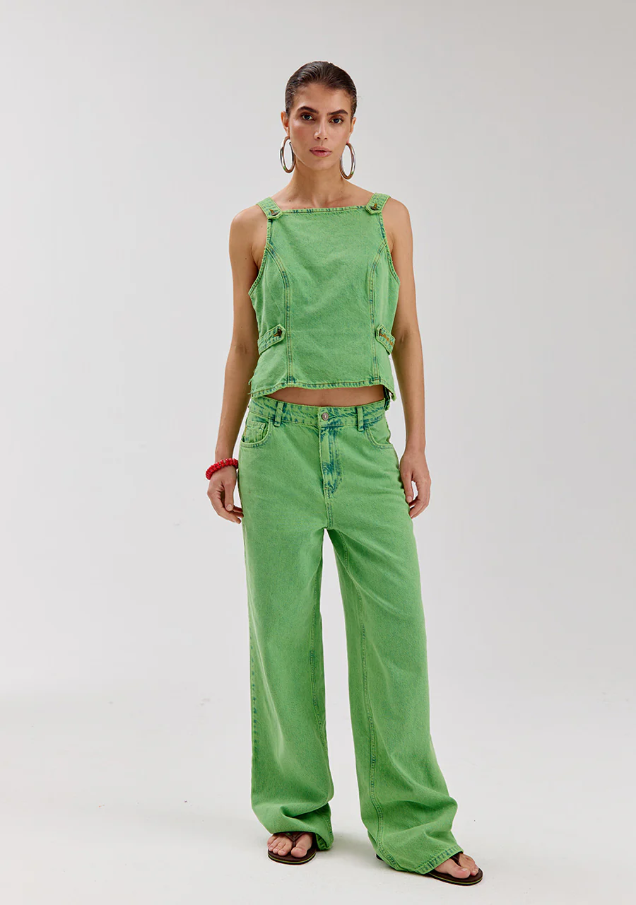 Top Zey | Vibrant green | Harper & Yve - Image 3