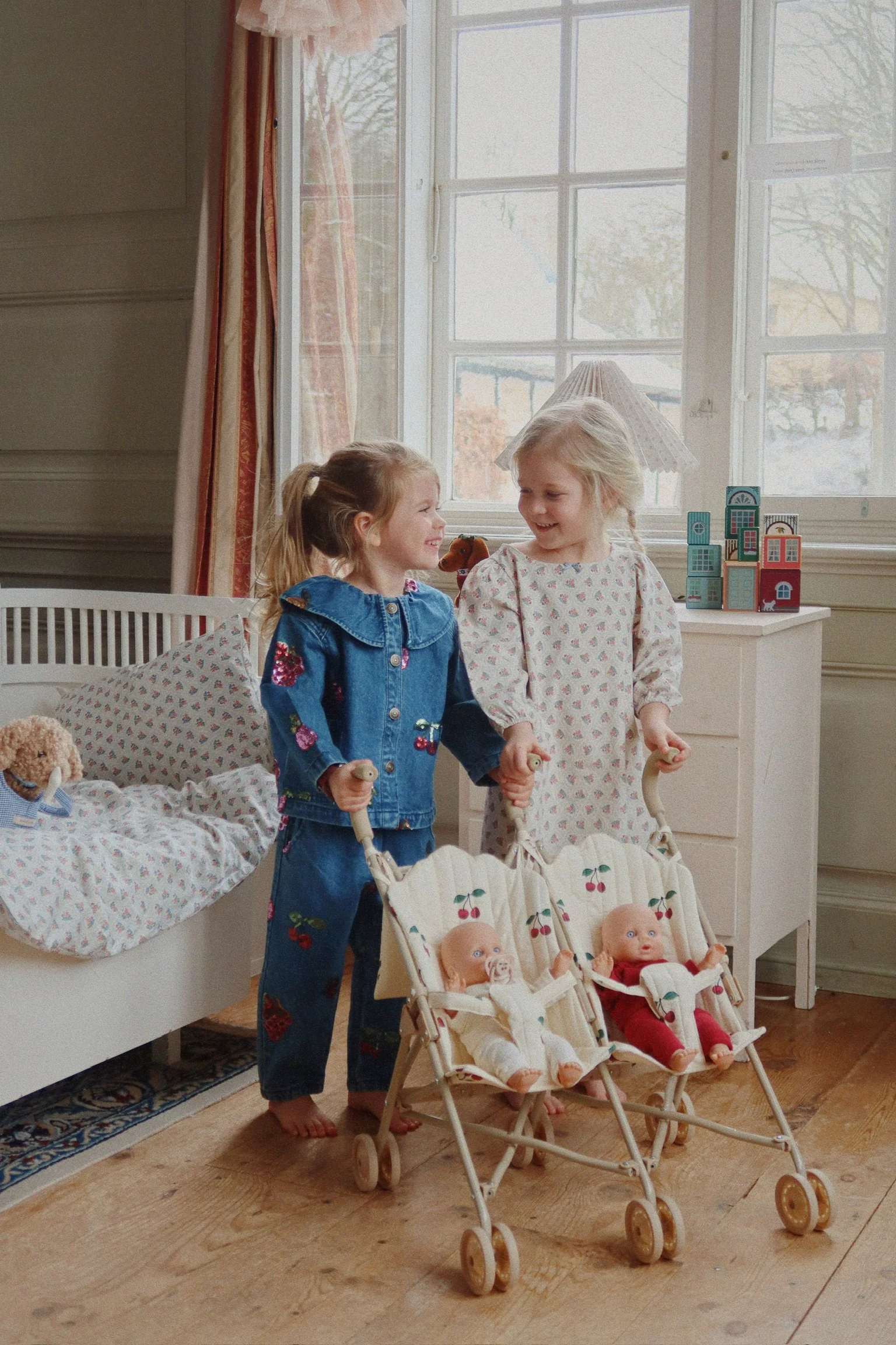 Tweeling poppenbuggy | Ma grande cerise | Konges Slojd - Image 3