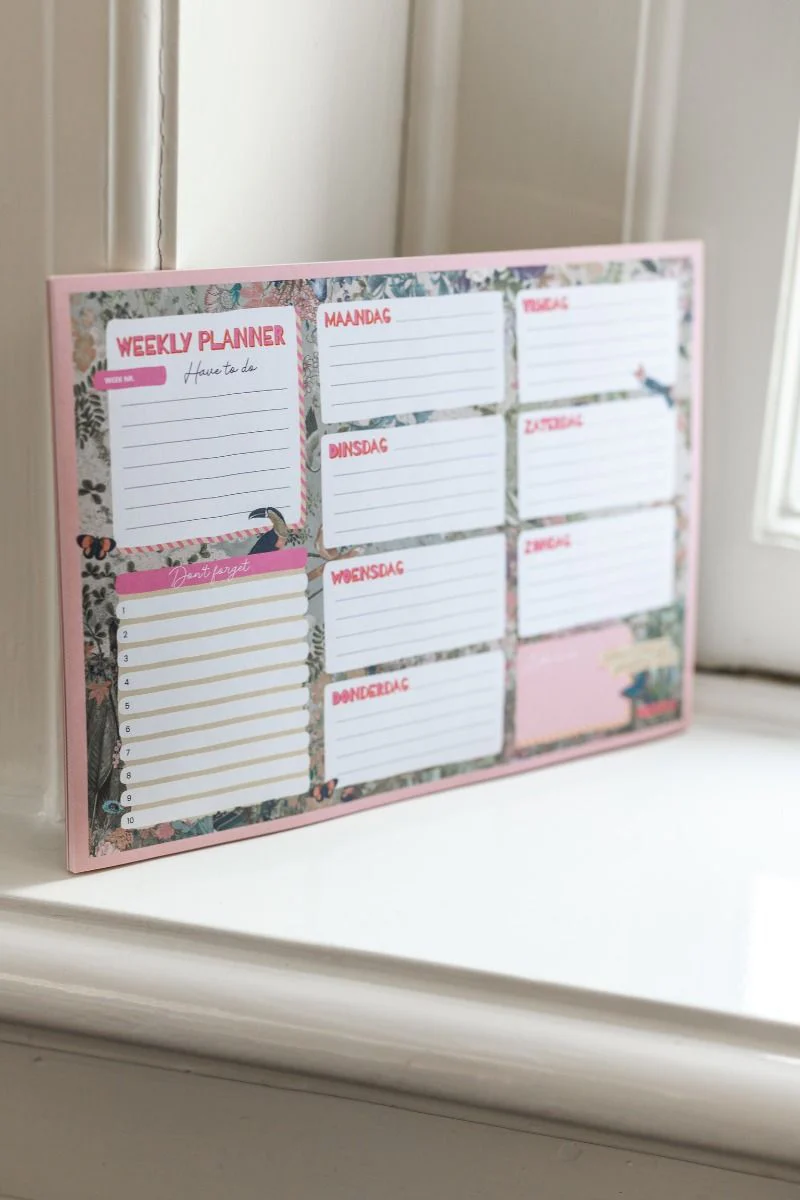 Weekly planner | A4 | Studio Poespas - Image 2