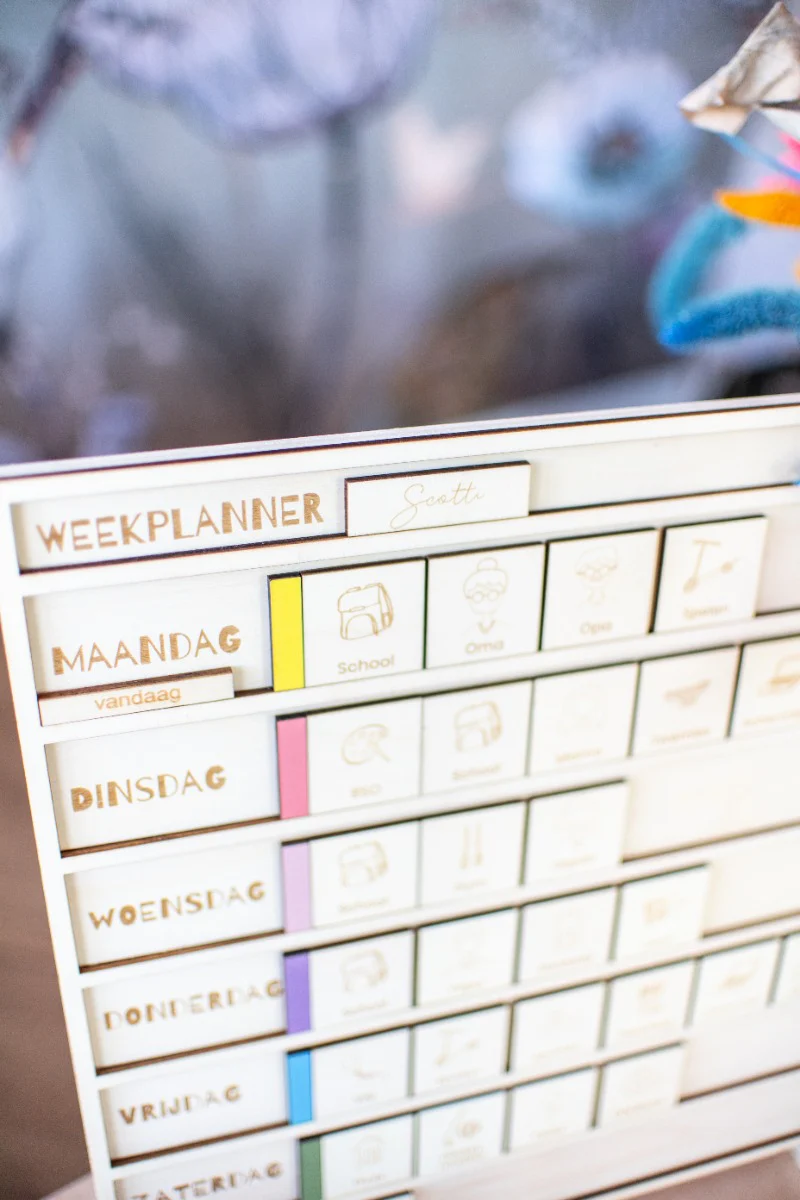 Weekplanner met 46 pictogrammen | Studio Poespas - Image 5